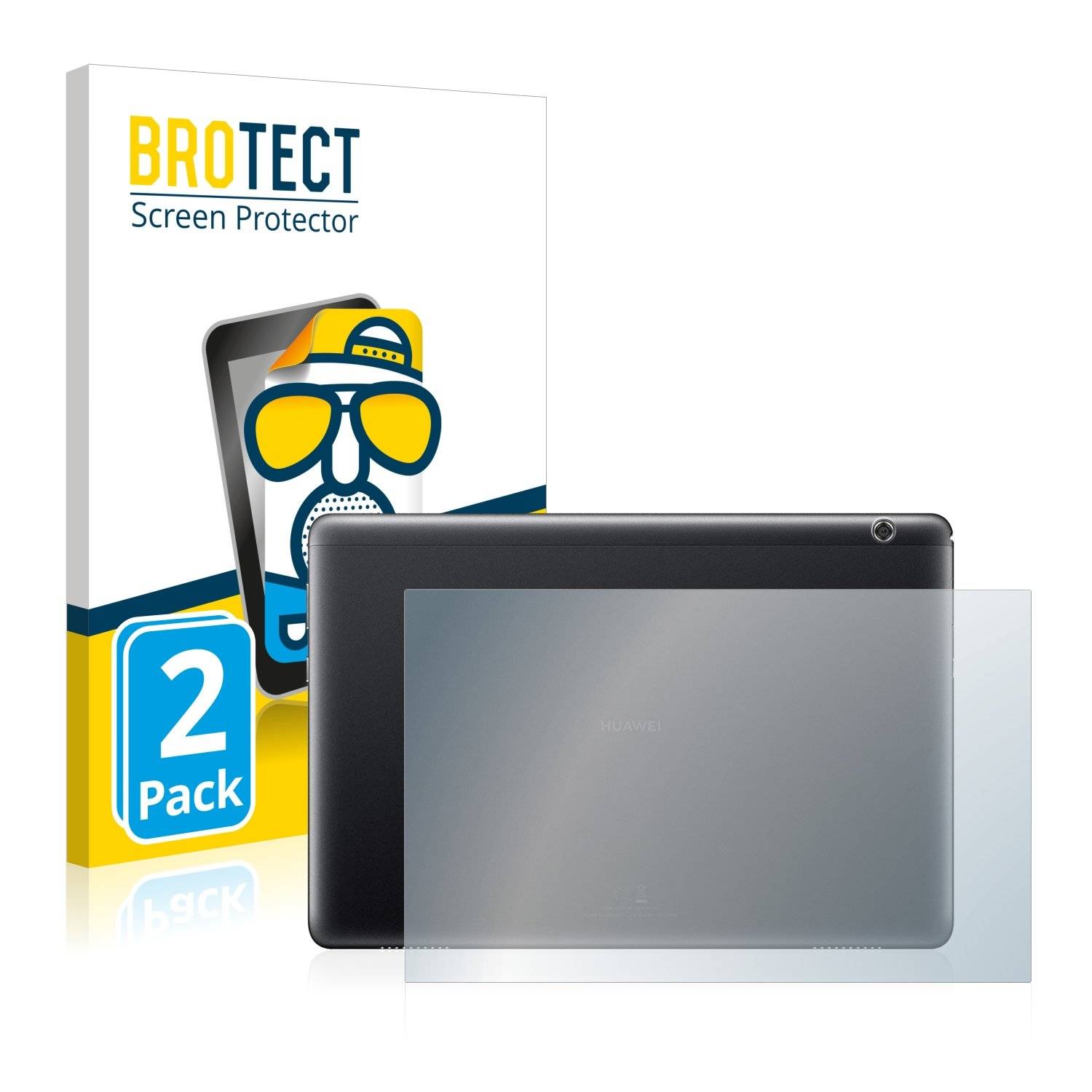 2 BROTECT Matt Displayschutzfoli fü Huawe MediaPa T 1 (Rückseite)