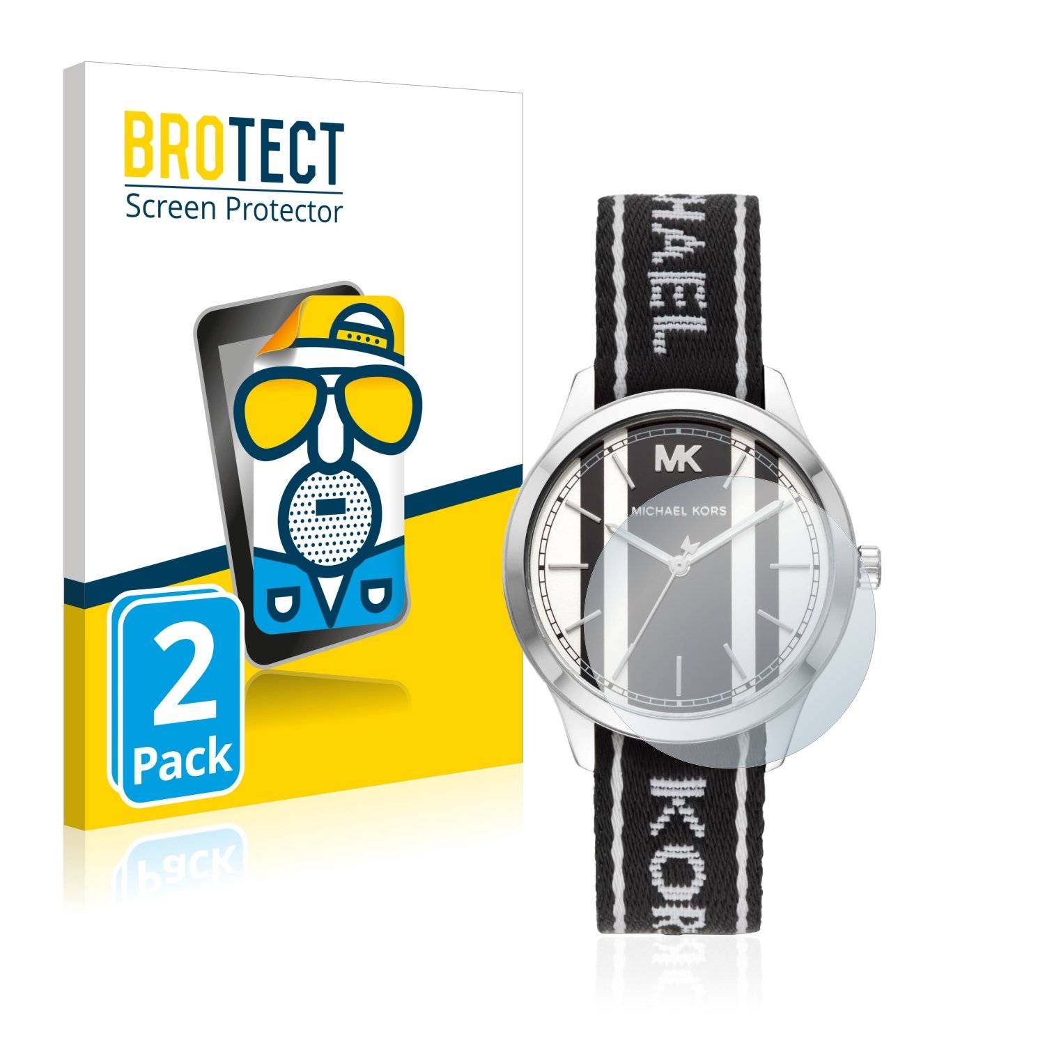 2 BROTECT Matt Displayschutzfoli fü Michae Kor Runwa MK279 (3 mm)