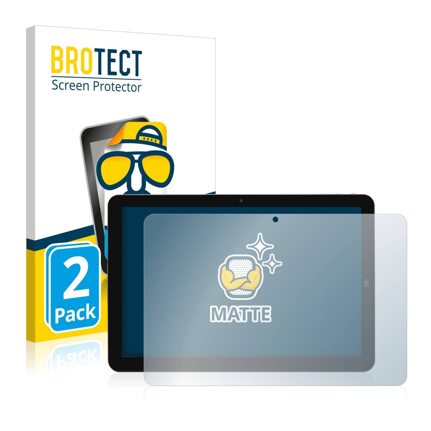 2 BROTECT Matt Displayschutzfoli fü Mediaco SmartPa 1 Eclipse
