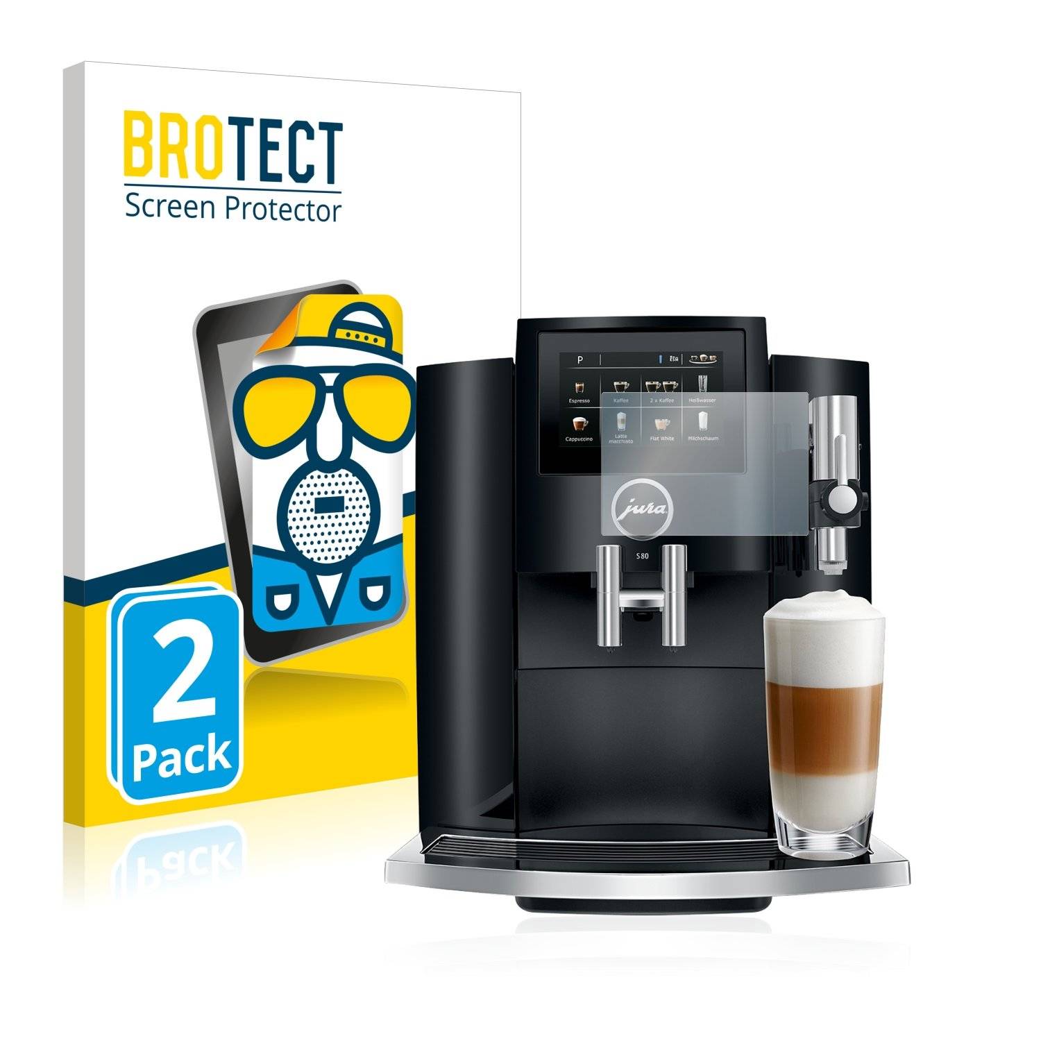2 BROTECT Matt Displayschutzfoli fü Jur S80