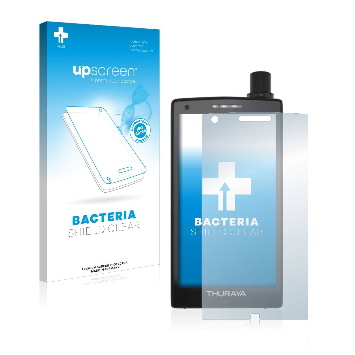 upscreen Bacteri Shiel Clea Premiu Antibakteriell Displayschutzfoli fü Thuray X Touch
