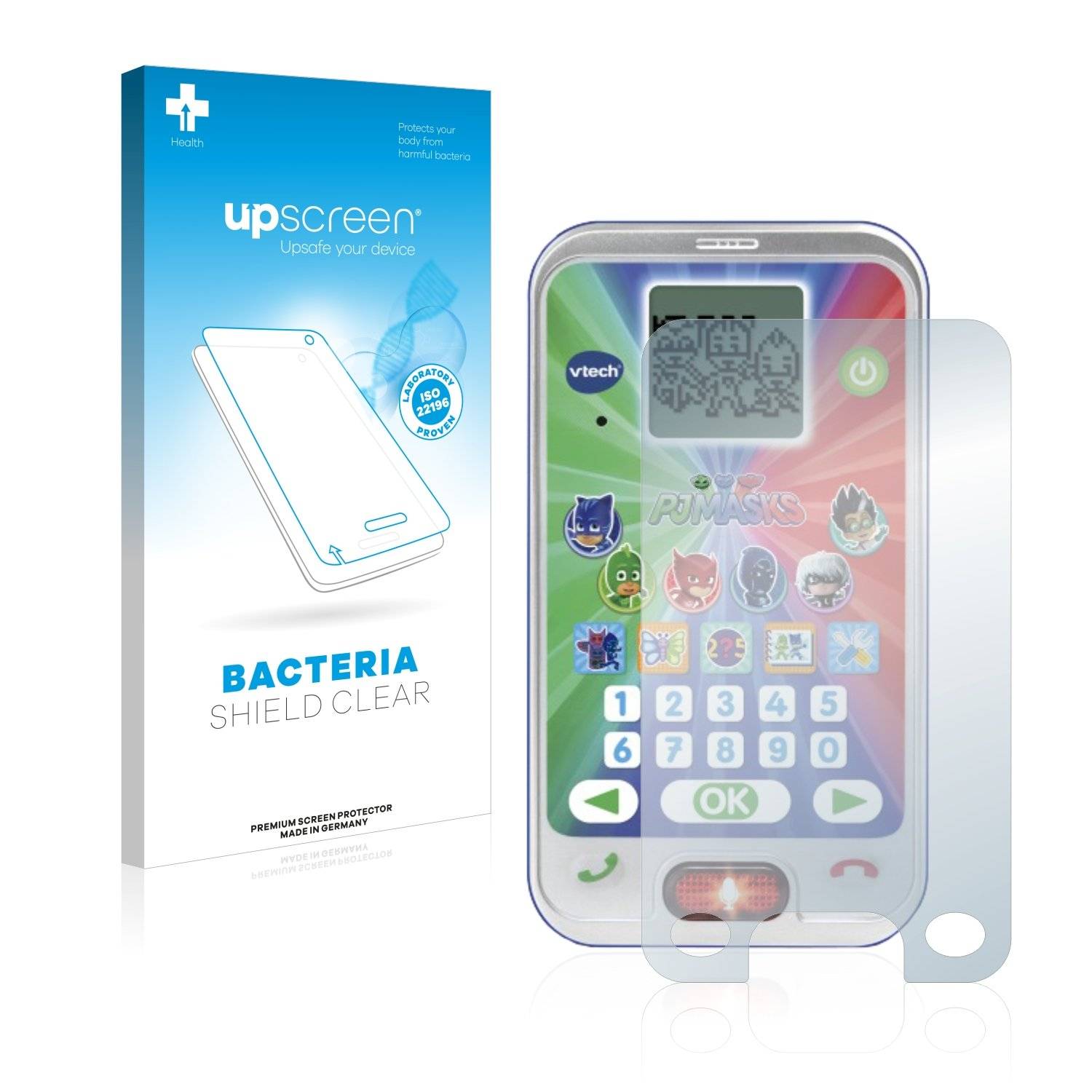 upscreen Bacteri Shiel Clea Premiu Antibakteriell Displayschutzfoli fü Vtec P Mask Superlernhandy
