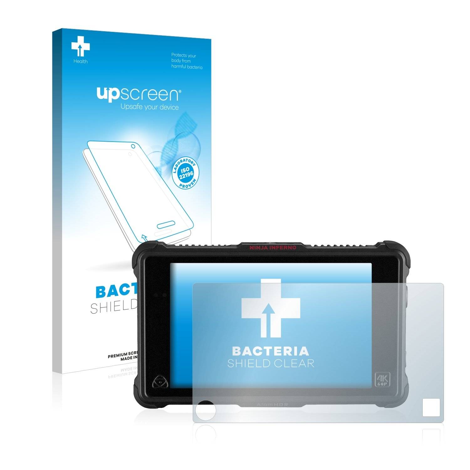 upscreen Bacteri Shiel Clea Premiu Antibakteriell Displayschutzfoli fü Atomo Ninj Inferno