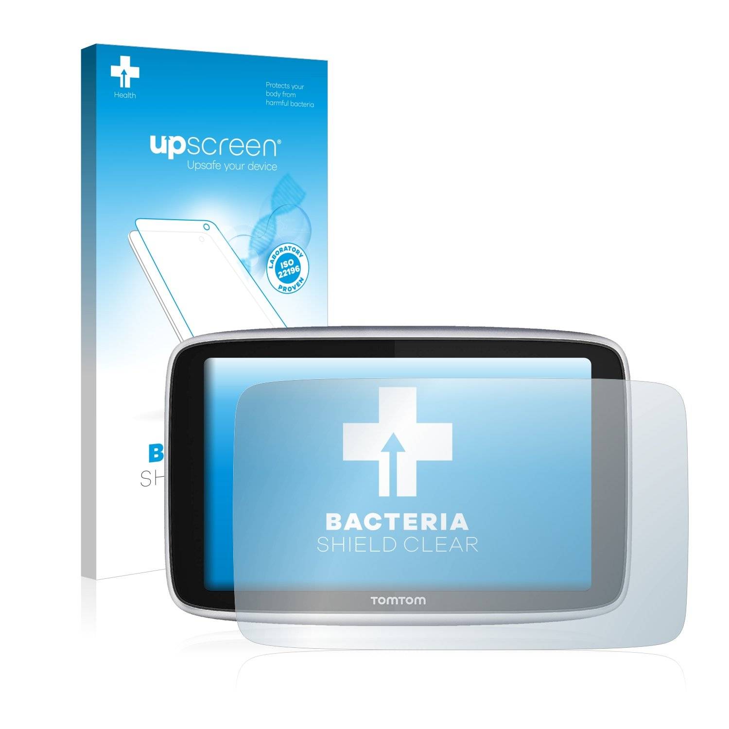 upscreen Bacteri Shiel Clea Premiu Antibakteriell Displayschutzfoli fü TomTo G Premiu X