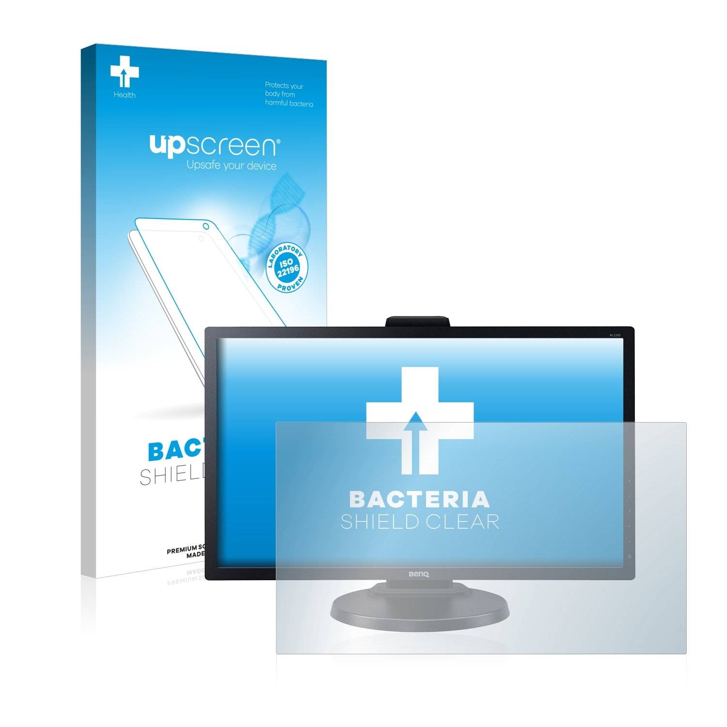 upscreen Bacteri Shiel Clea Premiu Antibakteriell Displayschutzfoli fü Ben BL2205PT
