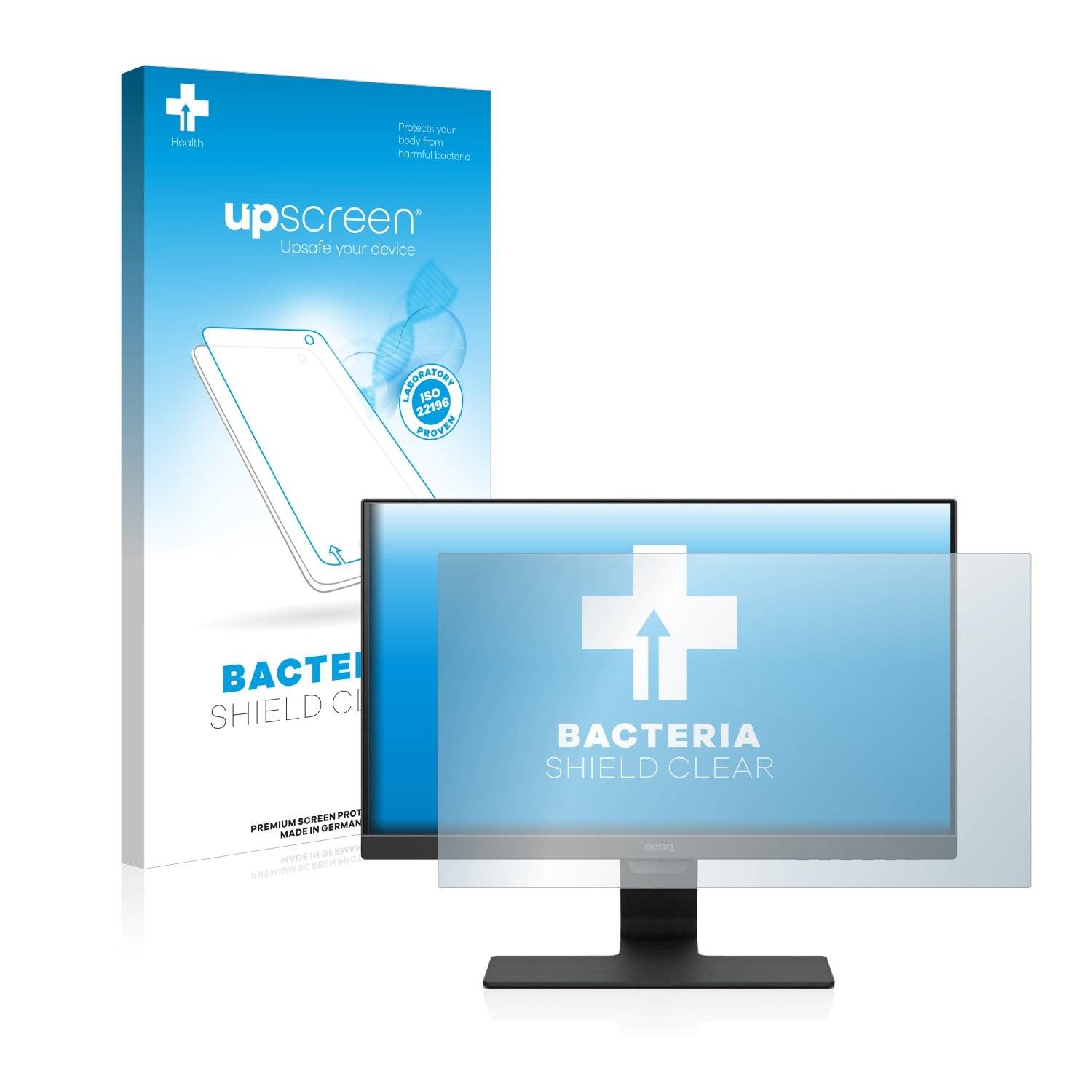 upscreen Bacteri Shiel Clea Premiu Antibakteriell Displayschutzfoli fü Ben BL2480