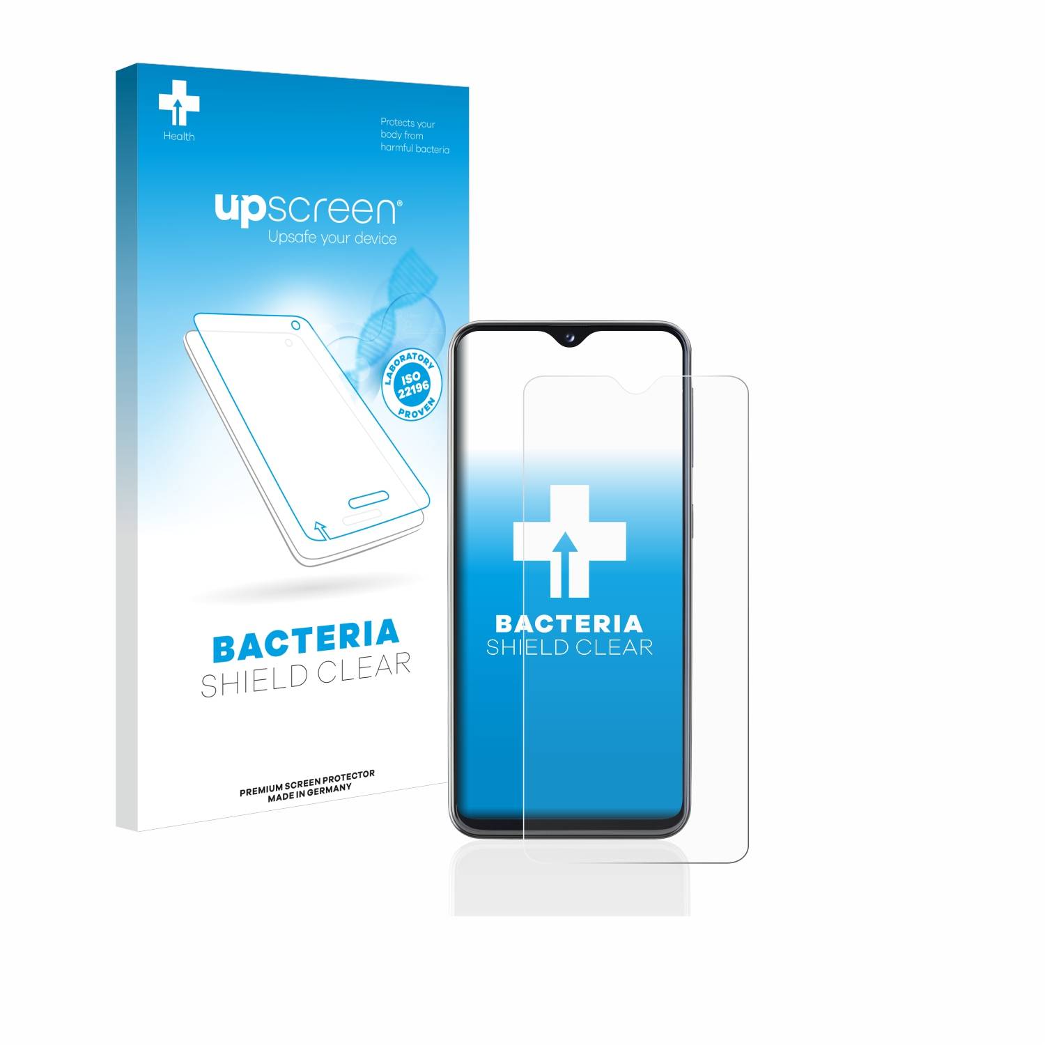 upscreen Bacteria Shield Schutzfolie für Samsung Galaxy A20e - Antibakteriell