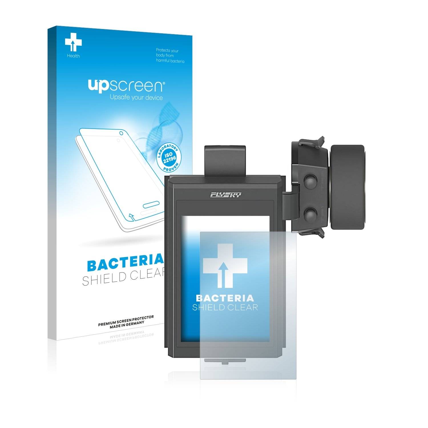 upscreen Bacteri Shiel Clea Premiu Antibakteriell Displayschutzfoli fü FlySk FS-NB4
