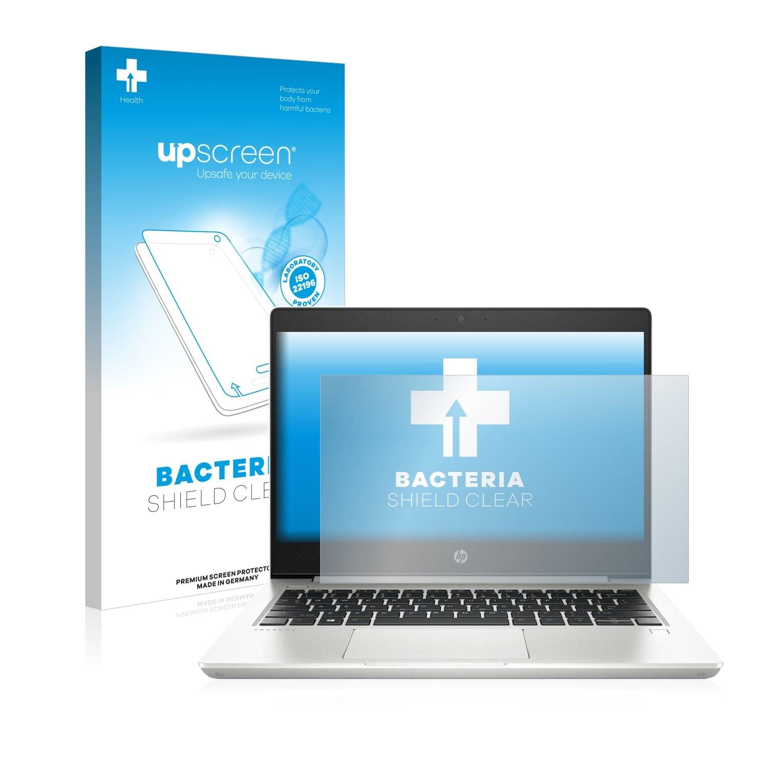 upscreen Bacteri Shiel Clea Premiu Antibakteriell Displayschutzfoli fü H ProBoo 43 G Non-Touch