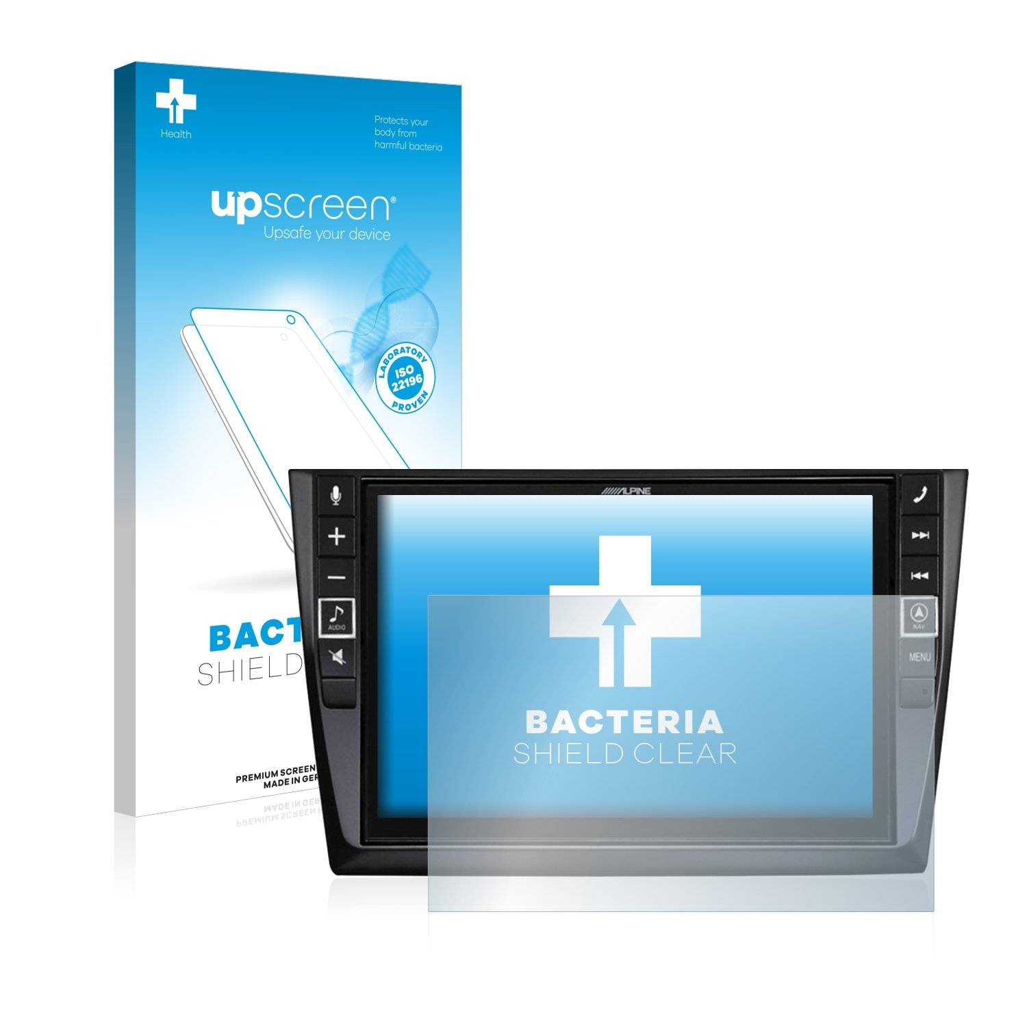 upscreen Bacteri Shiel Clea Premiu Antibakteriell Displayschutzfoli fü Alpin I902D-G6
