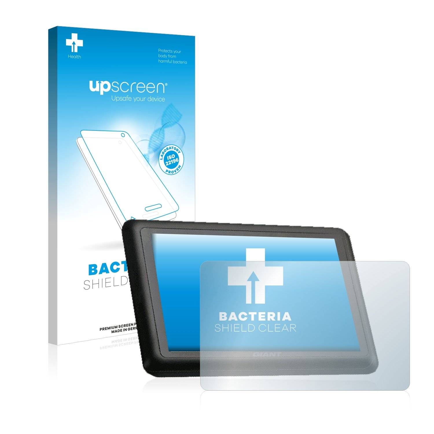 upscreen Bacteri Shiel Clea Premiu Antibakteriell Displayschutzfoli fü Gian RideContro Charge
