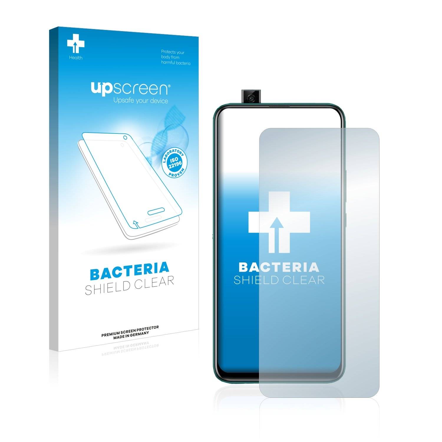 upscreen Bacteri Shiel Clea Premiu Antibakteriell Displayschutzfoli fü Huawe  smar Z