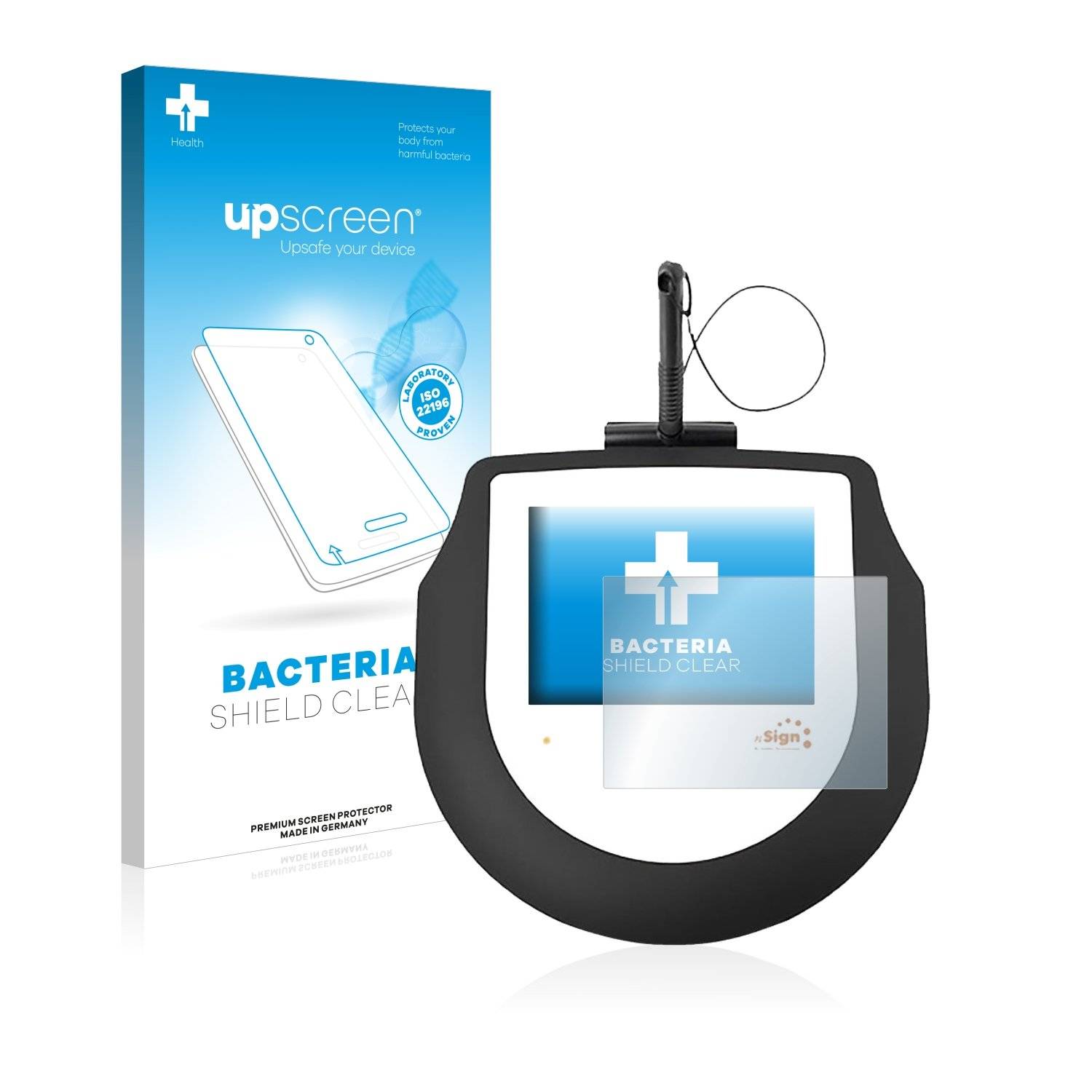 upscreen Bacteri Shiel Clea Premiu Antibakteriell Displayschutzfoli fü Ambi nSig SP200
