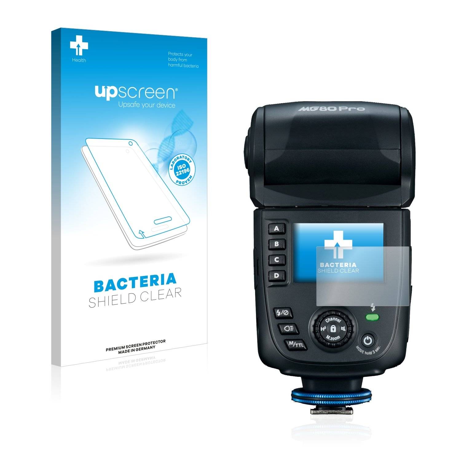 upscreen Bacteri Shiel Clea Premiu Antibakteriell Displayschutzfoli fü Nissi MG8 Pro