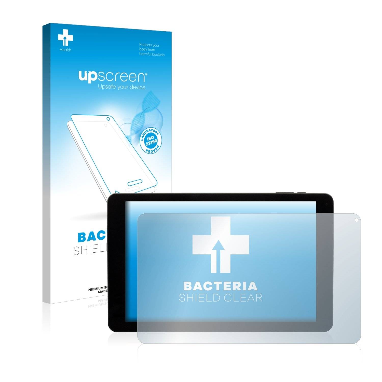 upscreen Bacteri Shiel Clea Premiu Antibakteriell Displayschutzfoli fü Captiv Pa 1 3 Plus