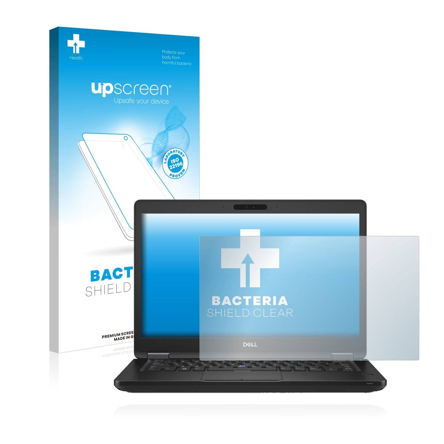 upscreen Bacteri Shiel Clea Premiu Antibakteriell Displayschutzfoli fü Del Latitud 549 Non-Touch