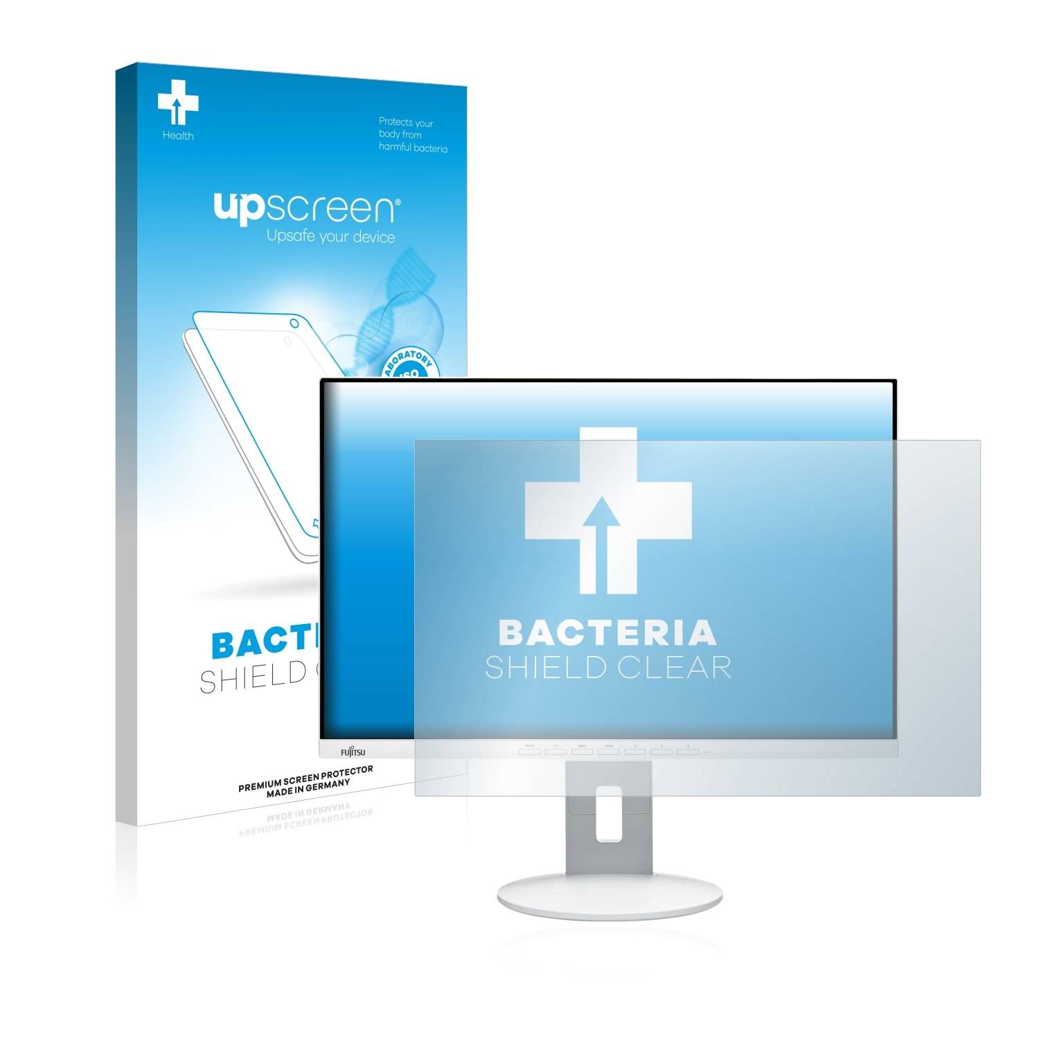upscreen Bacteri Shiel Clea Premiu Antibakteriell Displayschutzfoli fü Fujits B24- WE