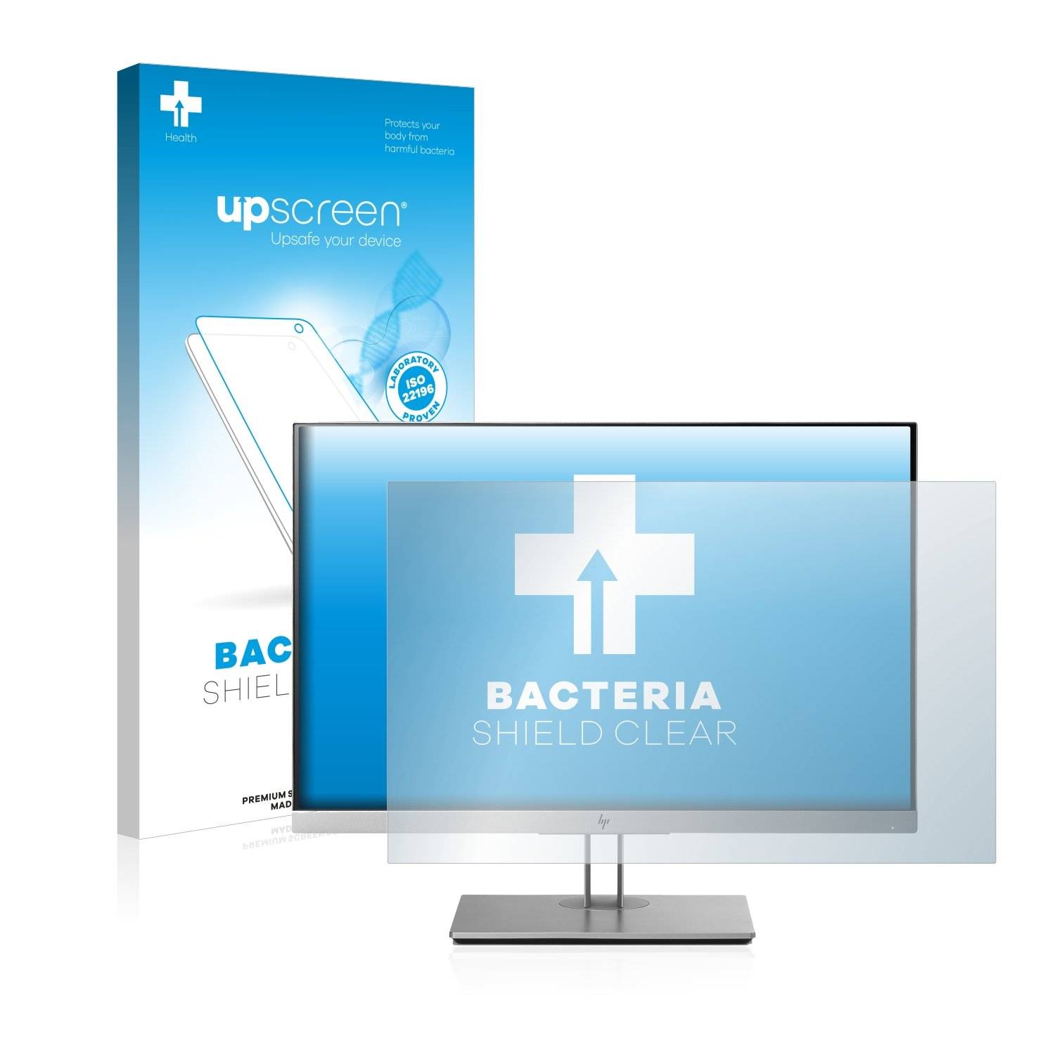 upscreen Bacteri Shiel Clea Premiu Antibakteriell Displayschutzfoli fü H EliteDispla E243i