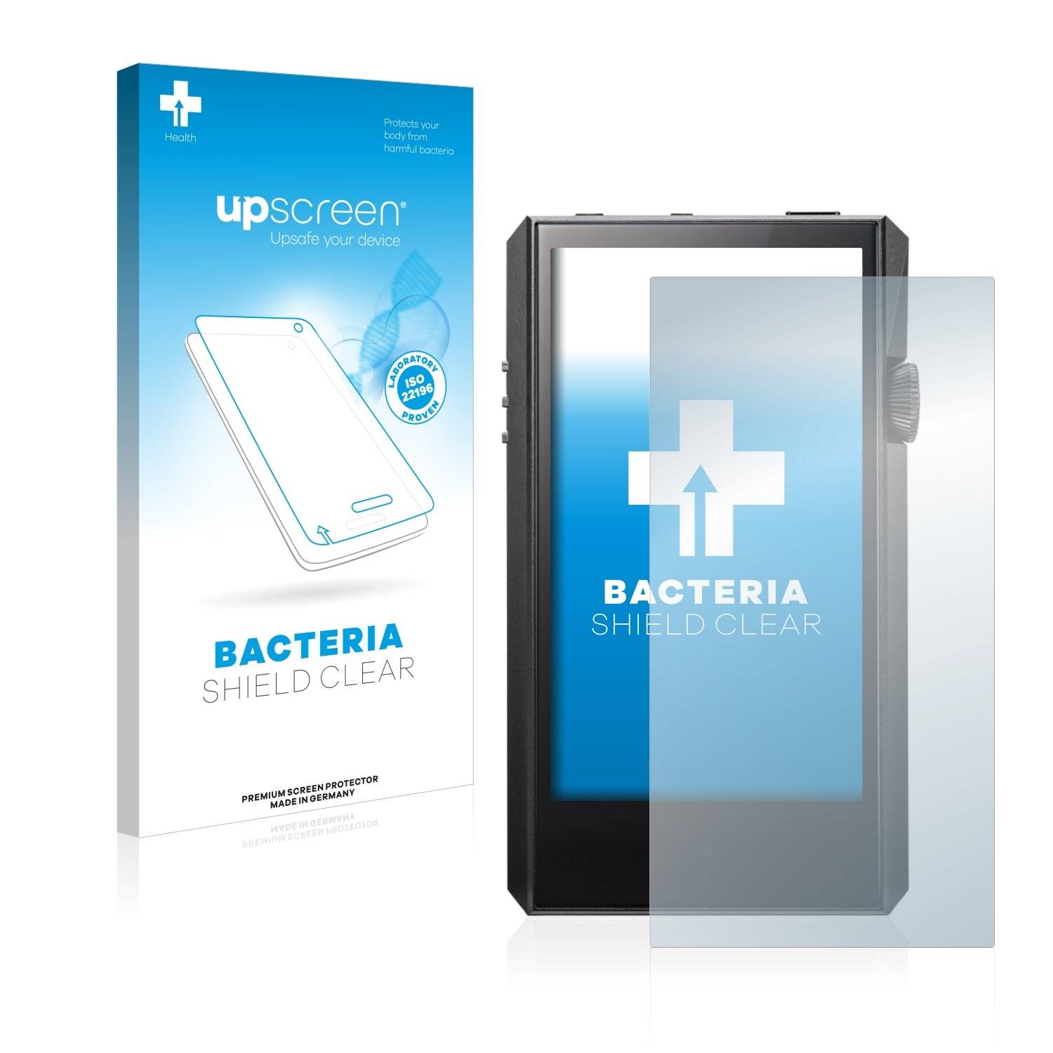 upscreen Bacteri Shiel Clea Premiu Antibakteriell Displayschutzfoli fü Astell&Ker SP1000M