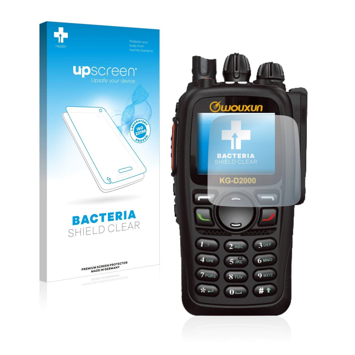 upscreen Bacteri Shiel Clea Premiu Antibakteriell Displayschutzfoli fü Wouxu KG-D2000