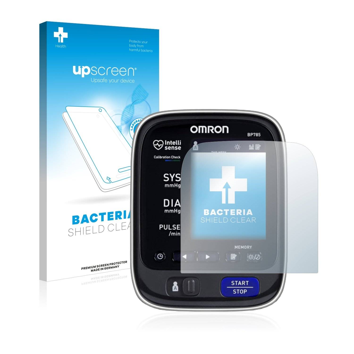 upscreen Bacteri Shiel Clea Premiu Antibakteriell Displayschutzfoli fü Omro 1 Series