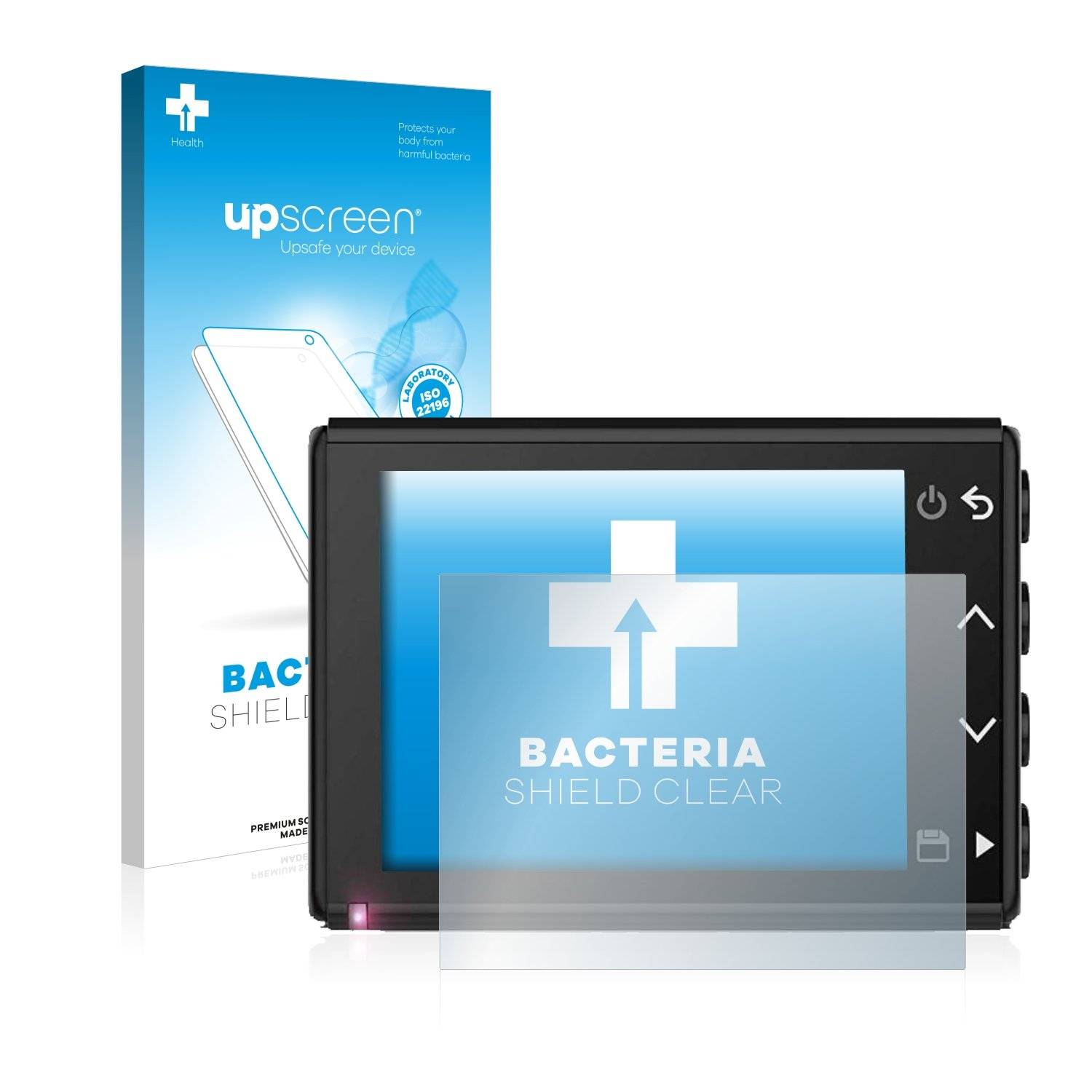 upscreen Bacteri Shiel Clea Premiu Antibakteriell Displayschutzfoli fü Garmi Das Ca 46