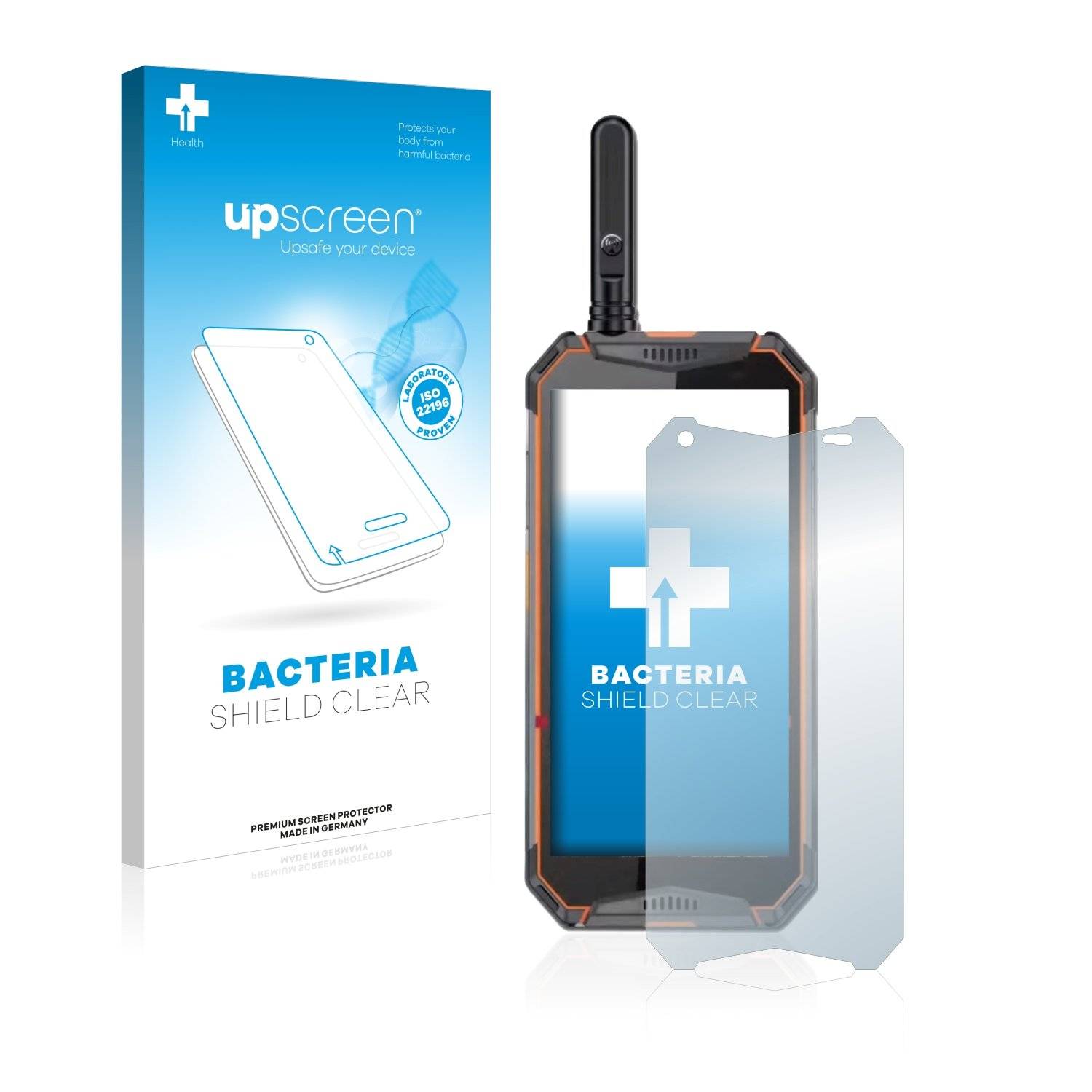 upscreen Bacteri Shiel Clea Premiu Antibakteriell Displayschutzfoli fü Ulefon Armo 3T