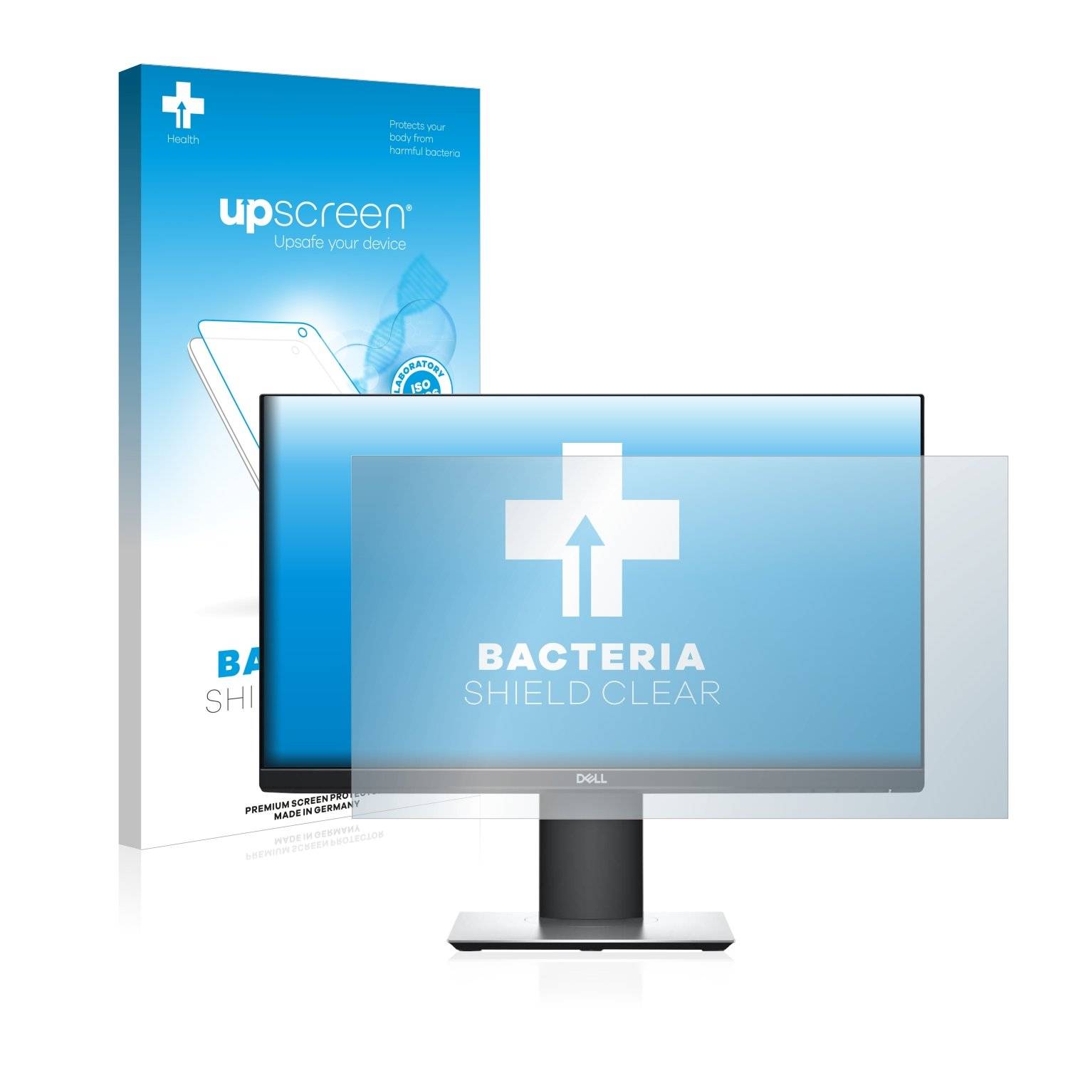 upscreen Bacteri Shiel Clea Premiu Antibakteriell Displayschutzfoli fü Del P2219H