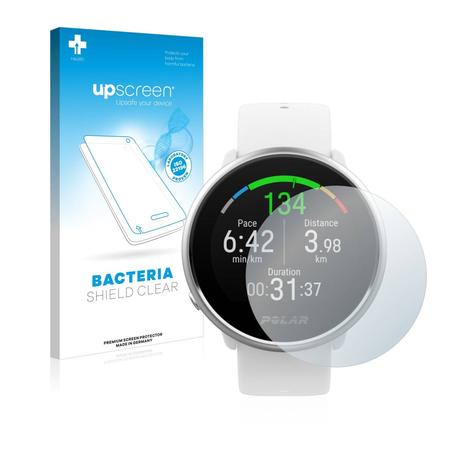 upscreen Bacteri Shiel Clea Premiu Antibakteriell Displayschutzfoli fü Pola Ignite