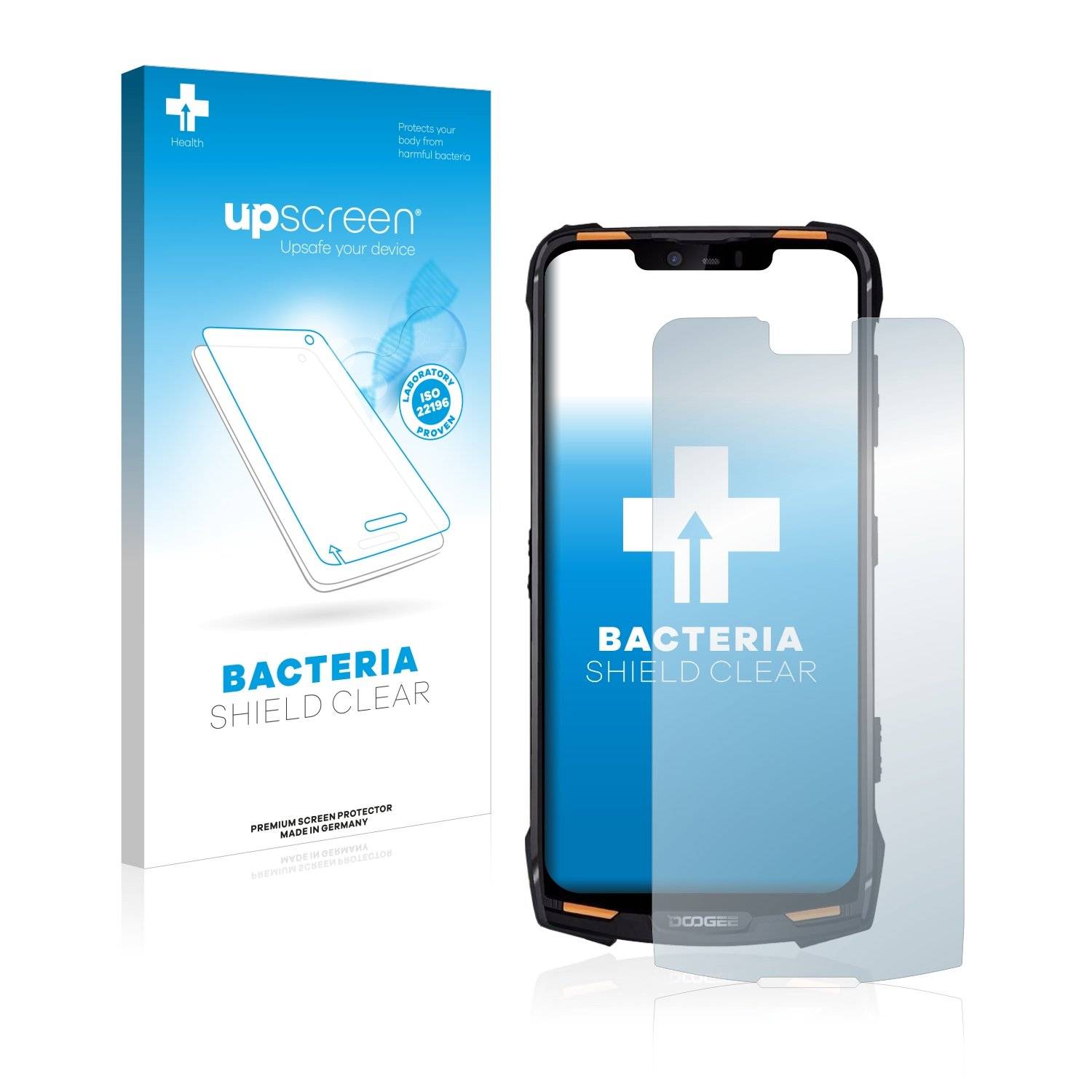 upscreen Bacteri Shiel Clea Premiu Antibakteriell Displayschutzfoli fü Dooge S9 Pro