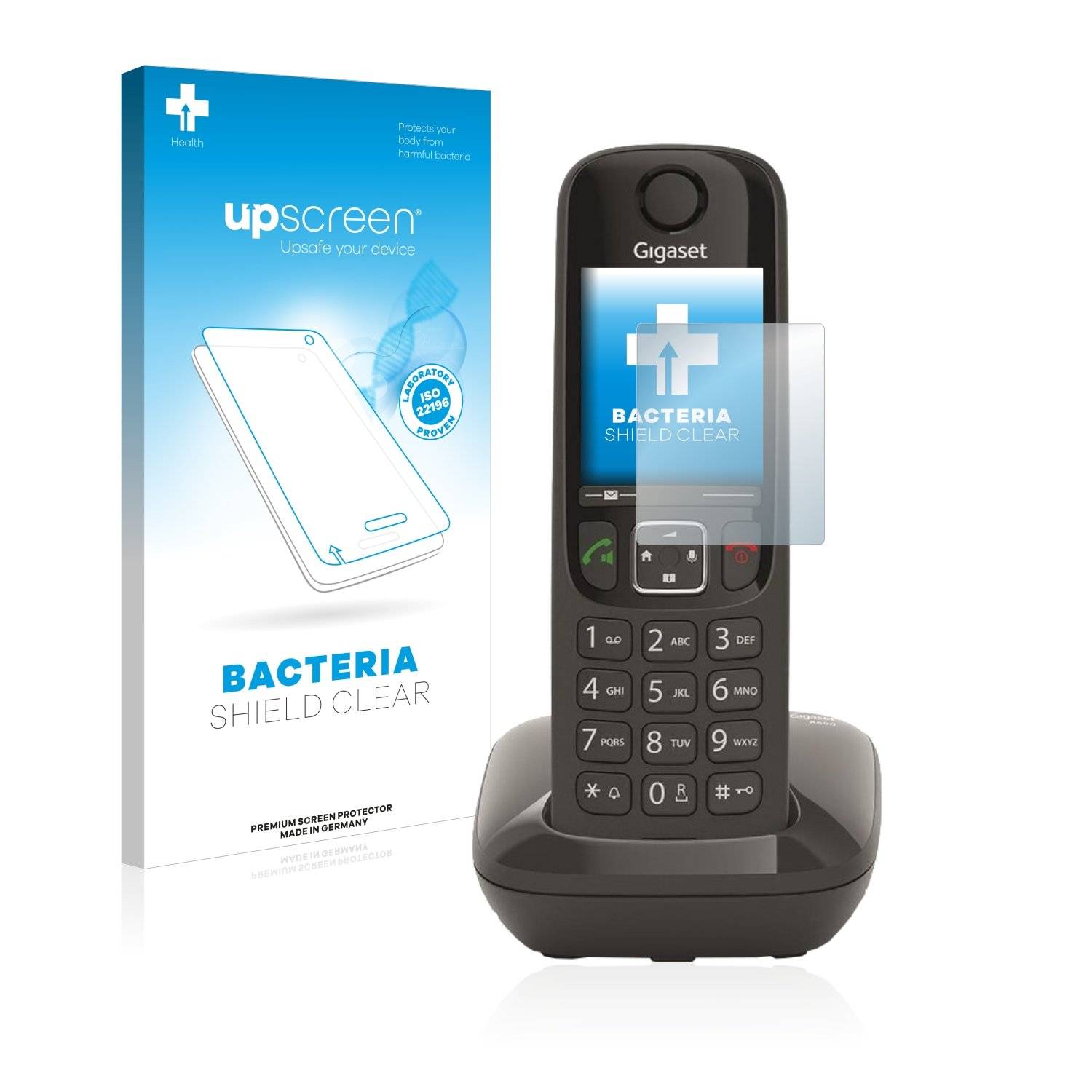 upscreen Bacteri Shiel Clea Premiu Antibakteriell Displayschutzfoli fü Gigase AS690