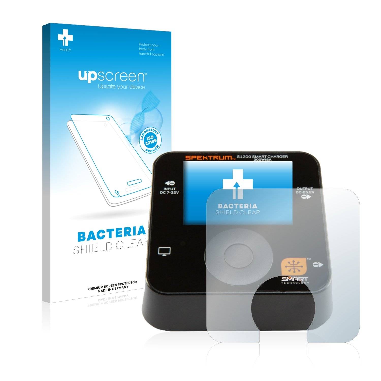 upscreen Bacteri Shiel Clea Premiu Antibakteriell Displayschutzfoli fü Spektru S1200