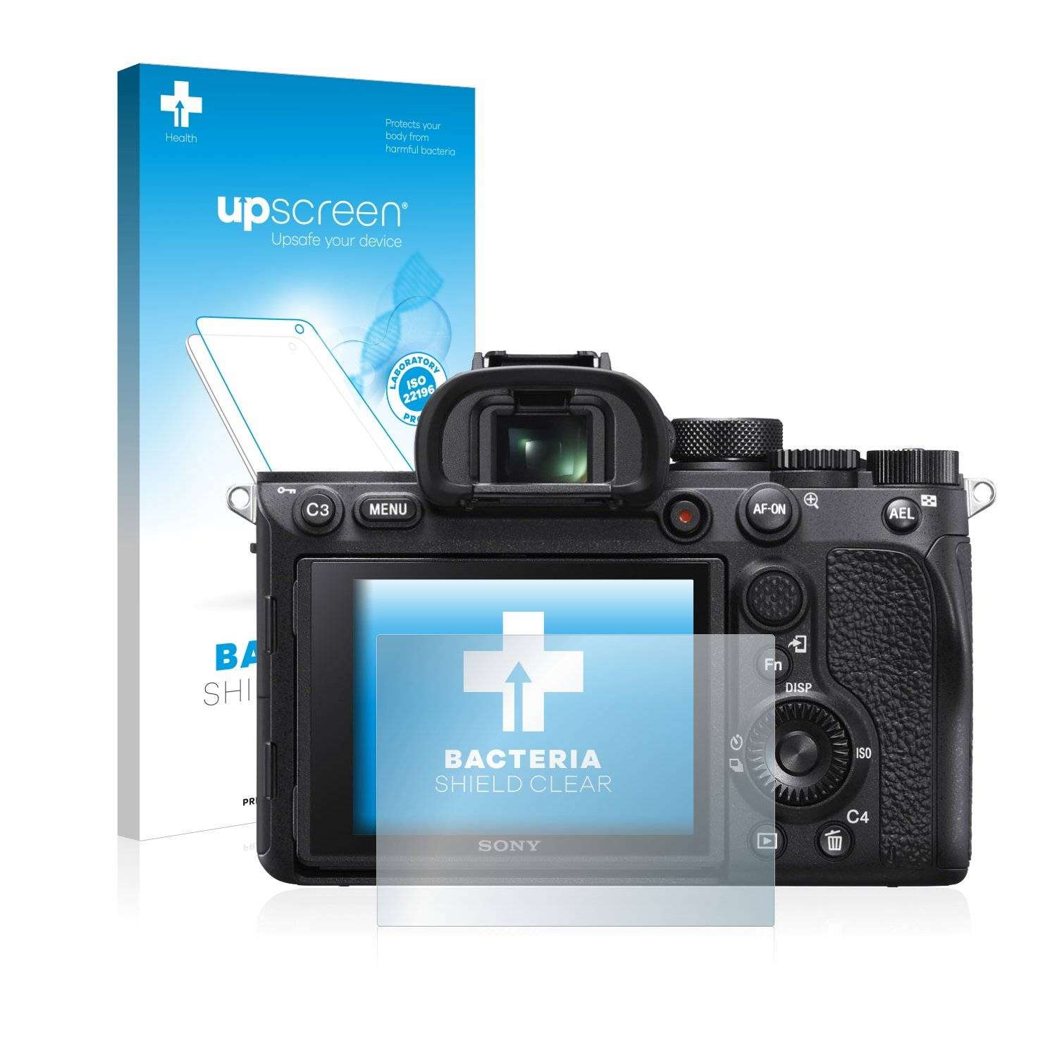 upscreen Bacteri Shiel Clea Premiu Antibakteriell Displayschutzfoli fü Son Alph 7 IV