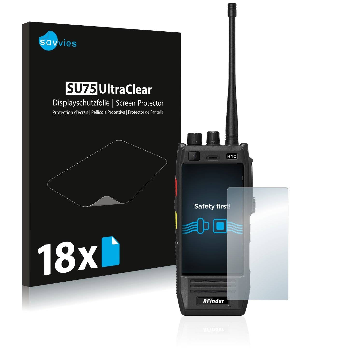 18 Savvies SU7 Displayschutzfoli fü Rfinde H1B-U DM 4G/LTE