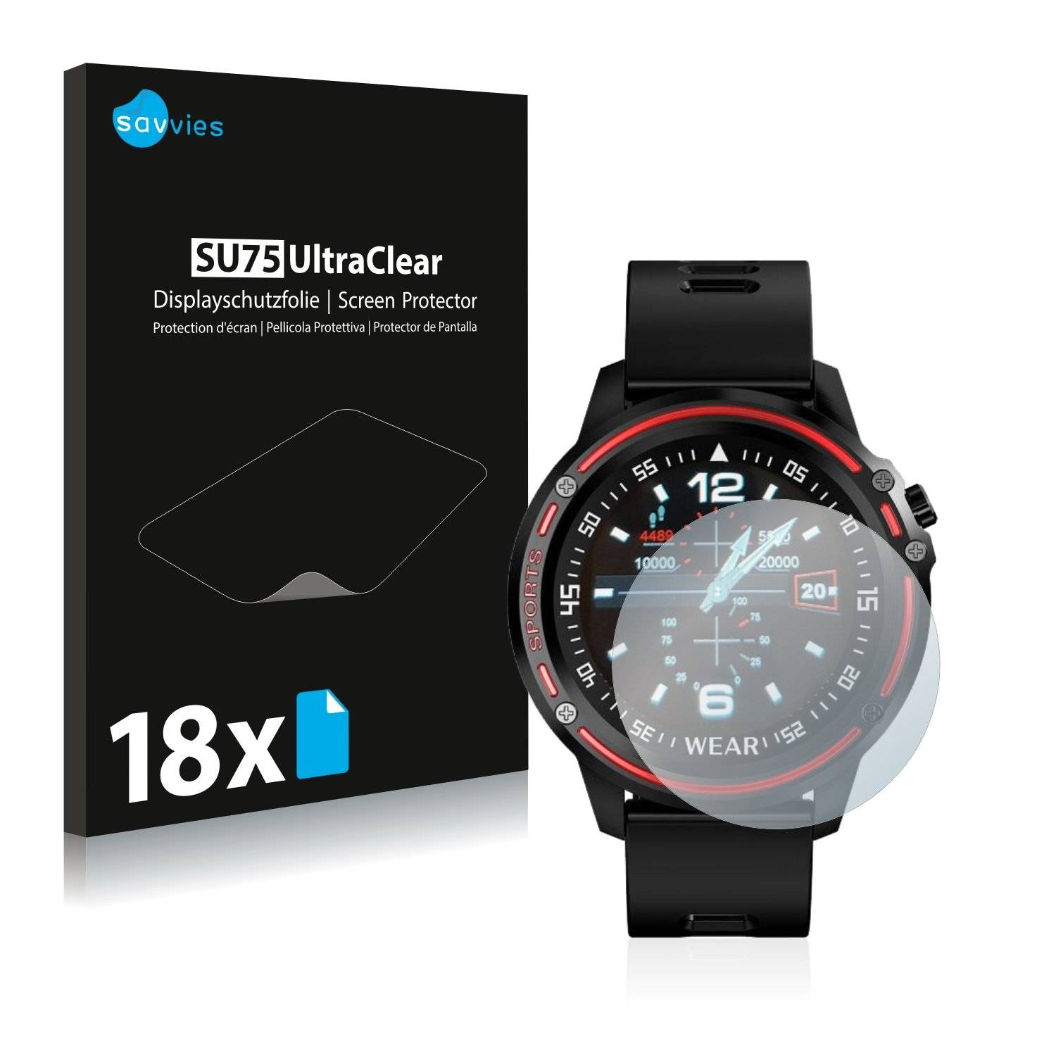 18 Savvies SU7 Displayschutzfoli fü Leote EC Complete