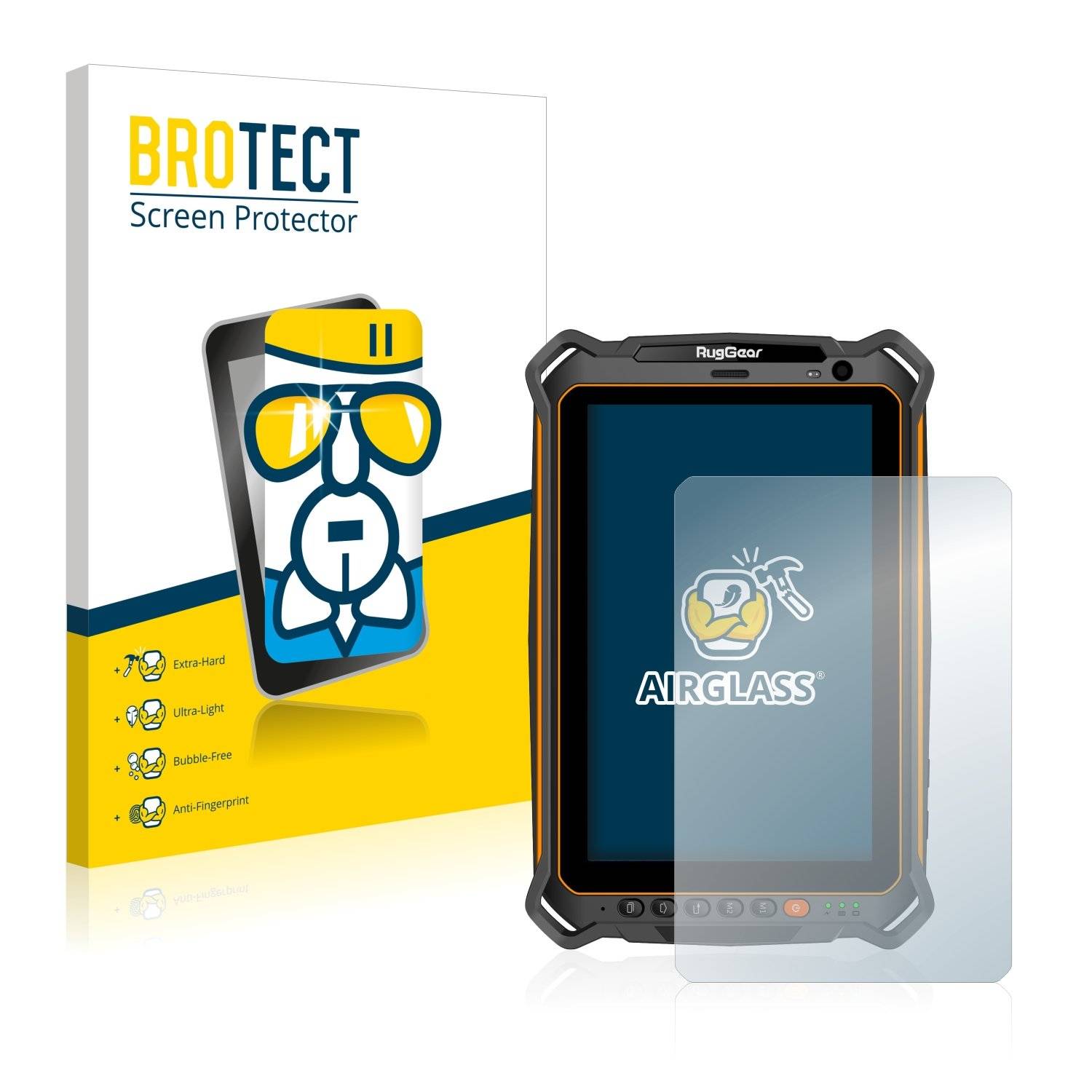BROTECT AirGlass Panzerglasfoli fü RugGea RG910