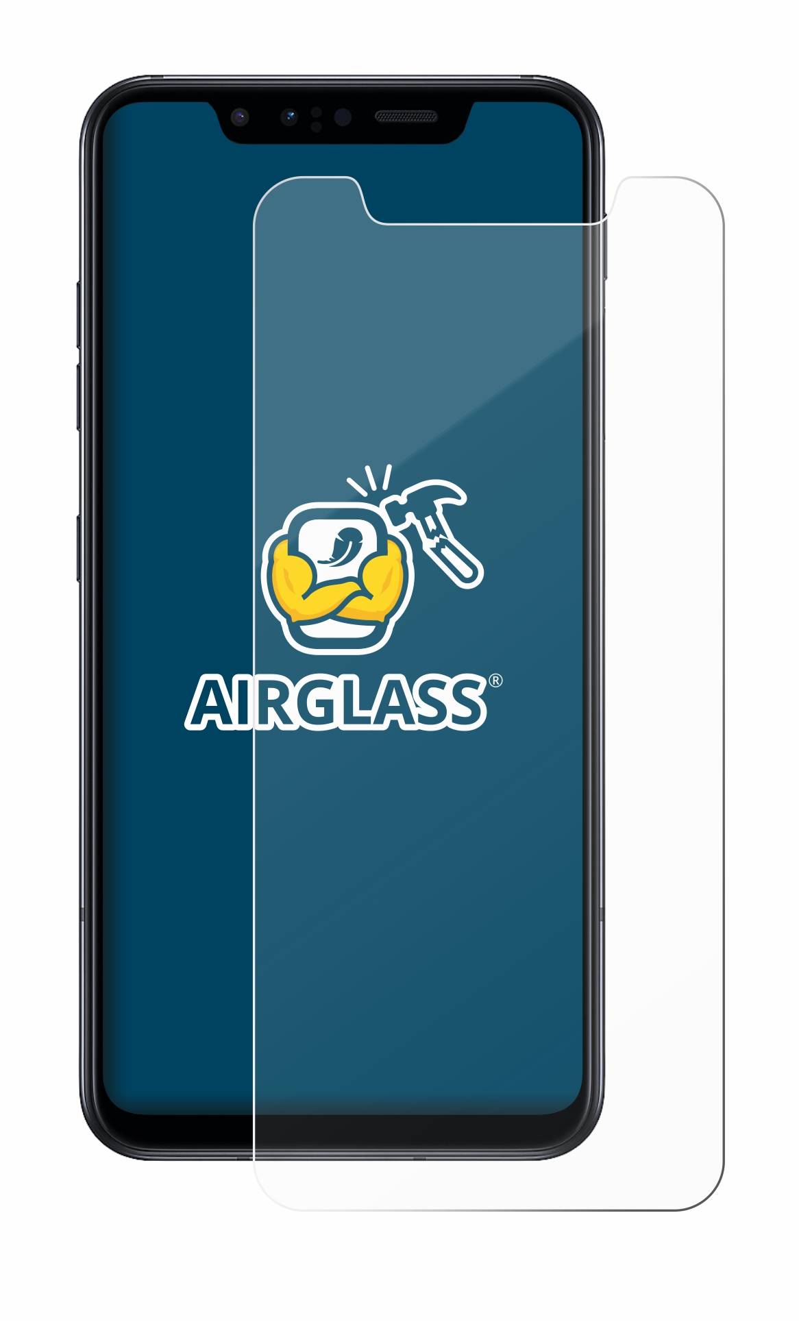 BROTECT AirGlass Glas Panzer-Folie für LG G8s ThinQ - Schutzglas