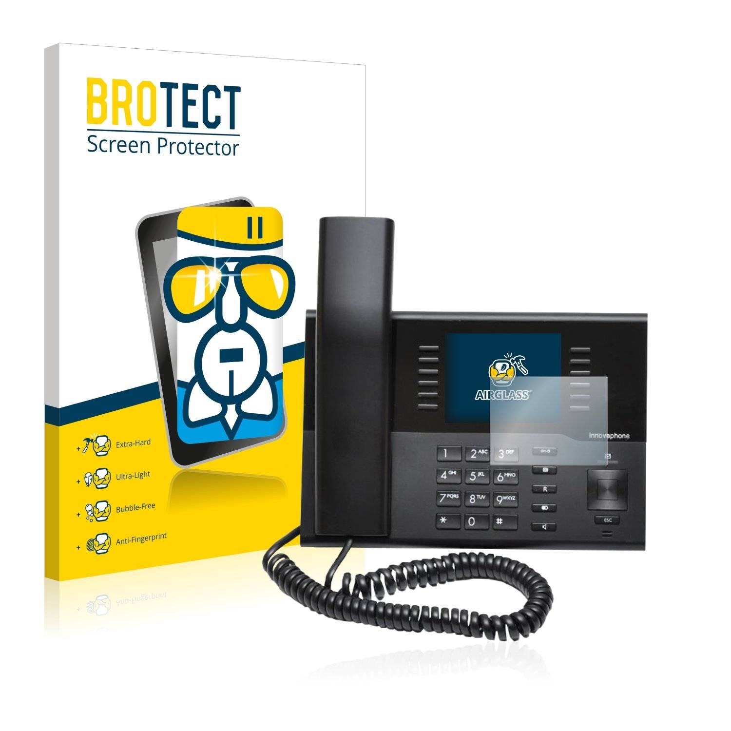 BROTECT AirGlass Panzerglasfoli fü Innovaphon IP222