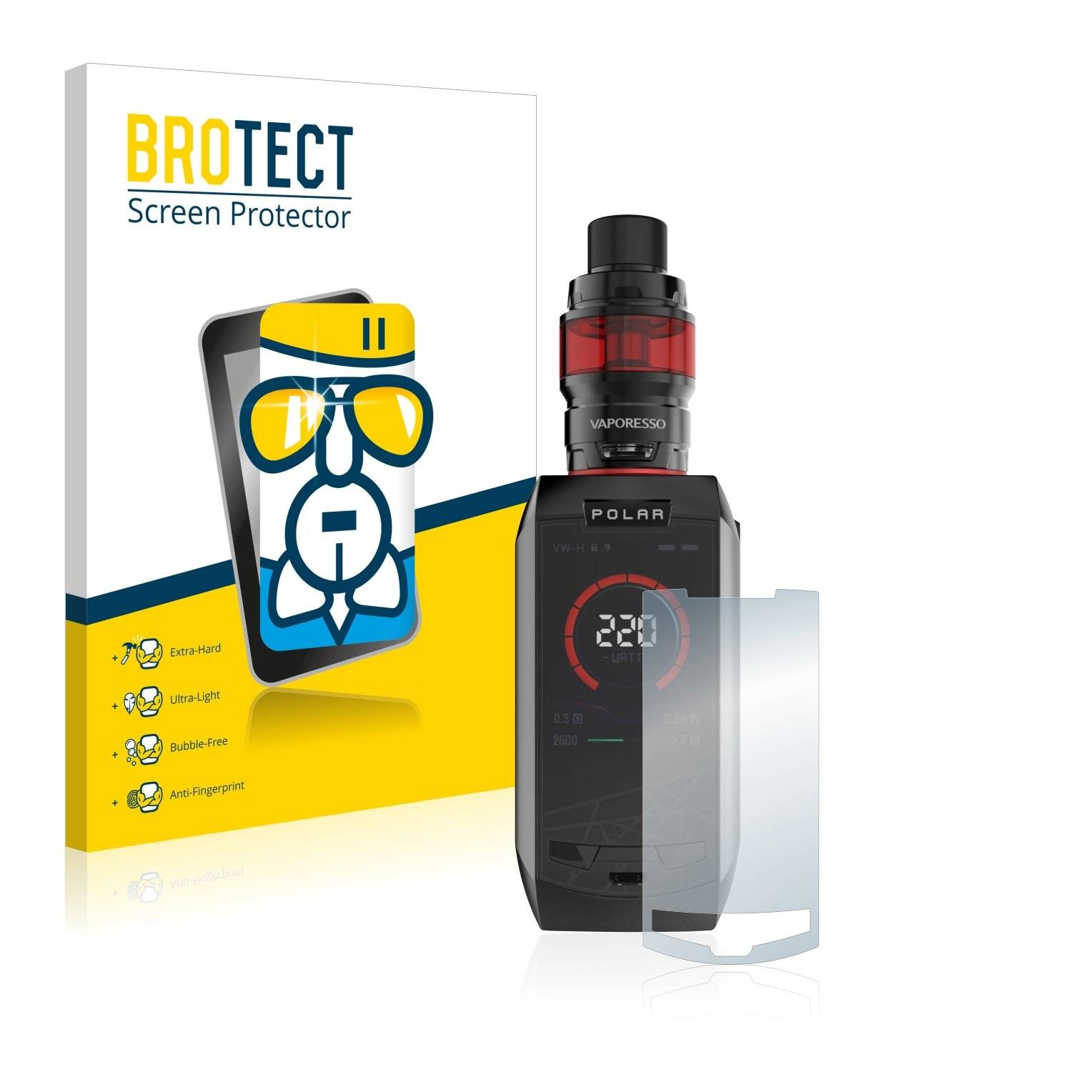 BROTECT AirGlass Panzerglasfoli fü Vaporess Polar