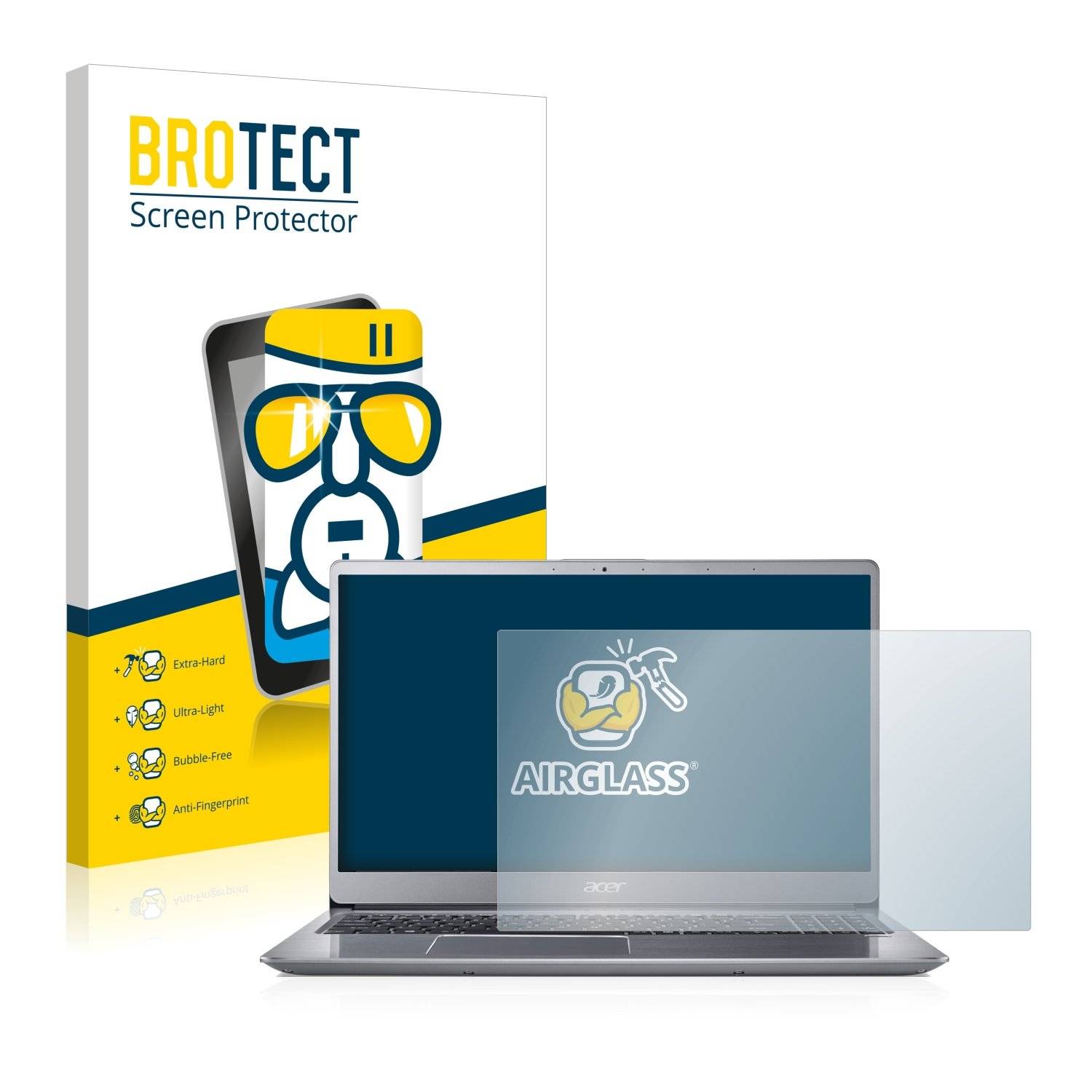 BROTECT AirGlass Panzerglasfoli fü Ace Swif  SF315-52