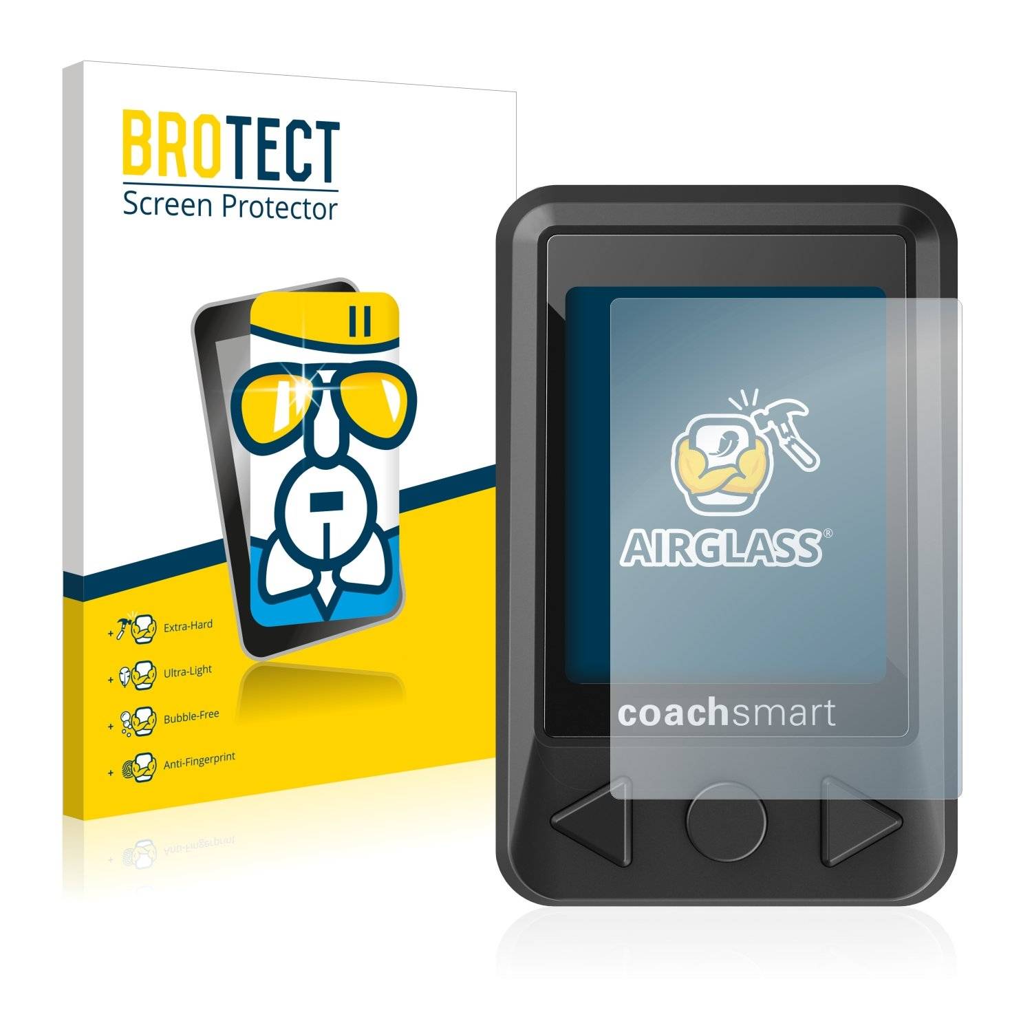 BROTECT AirGlass Panzerglasfoli fü Coachsmar LEV