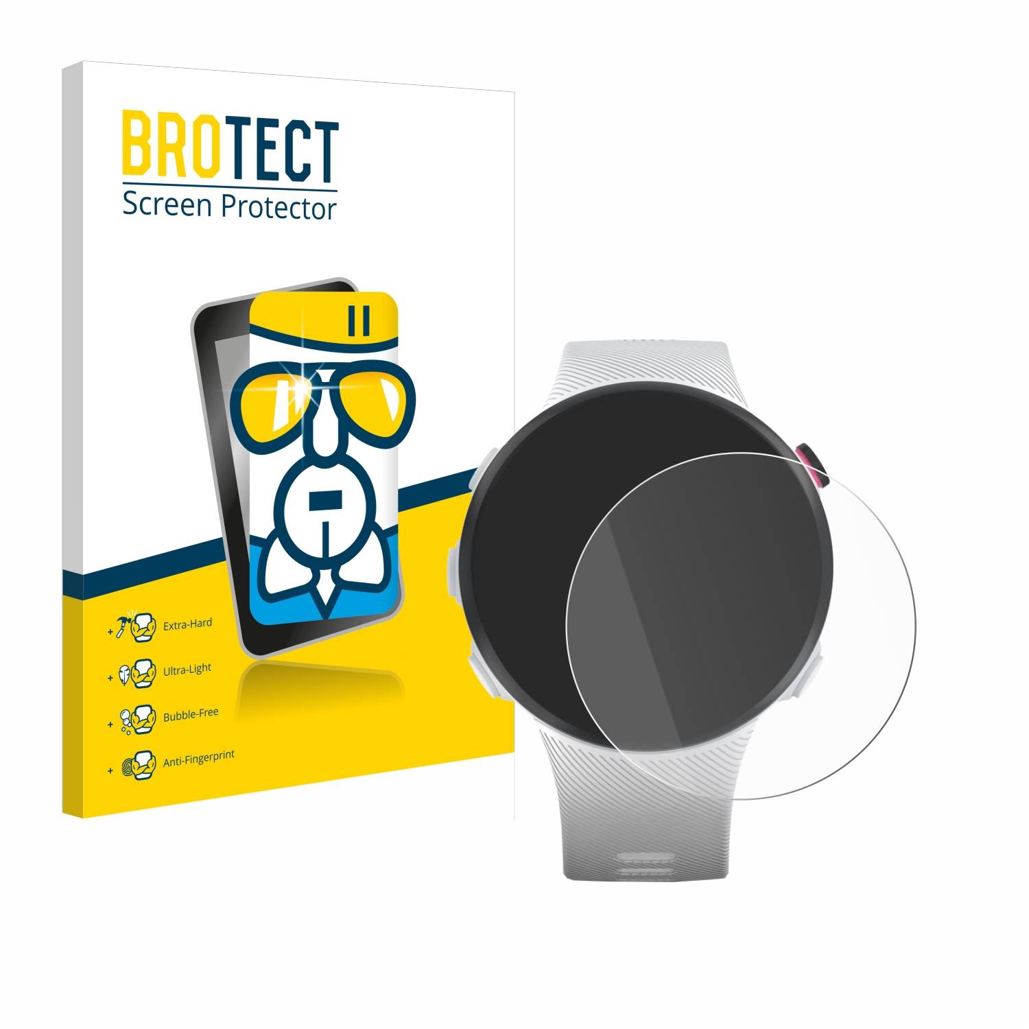 BROTECT AirGlass Glas Panzer-Folie für Garmin Forerunner 45S - Schutzglas