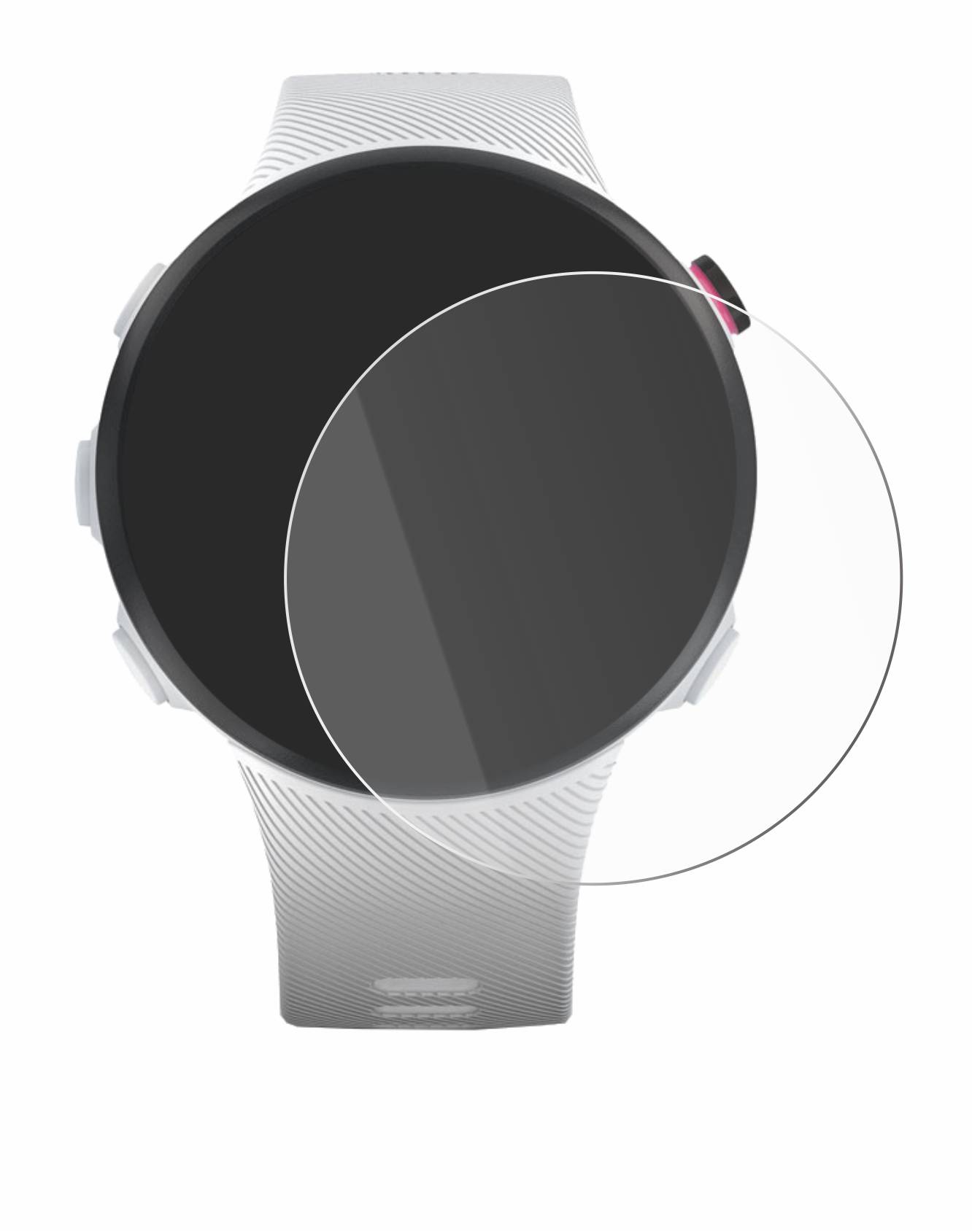 BROTECT AirGlass Glas Panzer-Folie für Garmin Forerunner 45S - Schutzglas