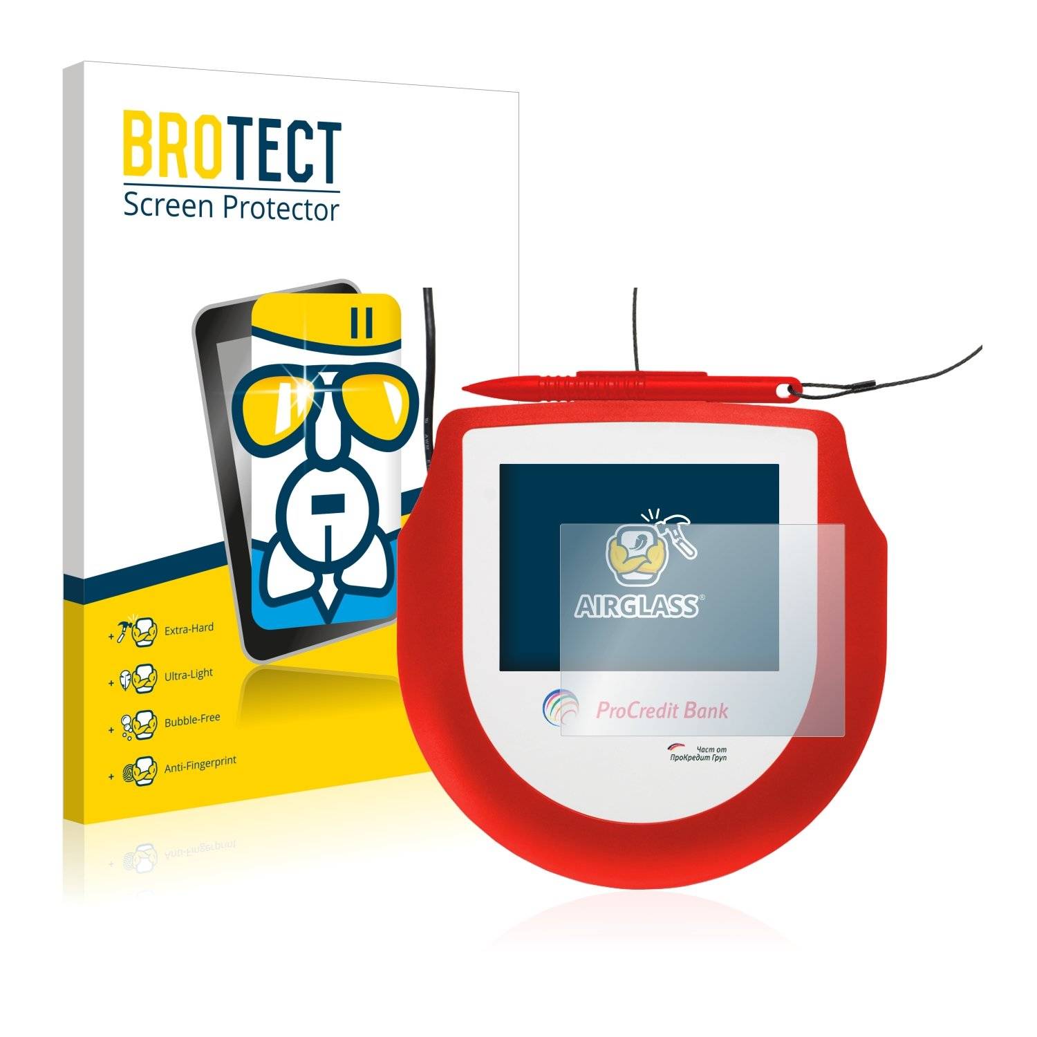 BROTECT AirGlass Panzerglasfoli fü Signote Signatur Pa Omeg NFC