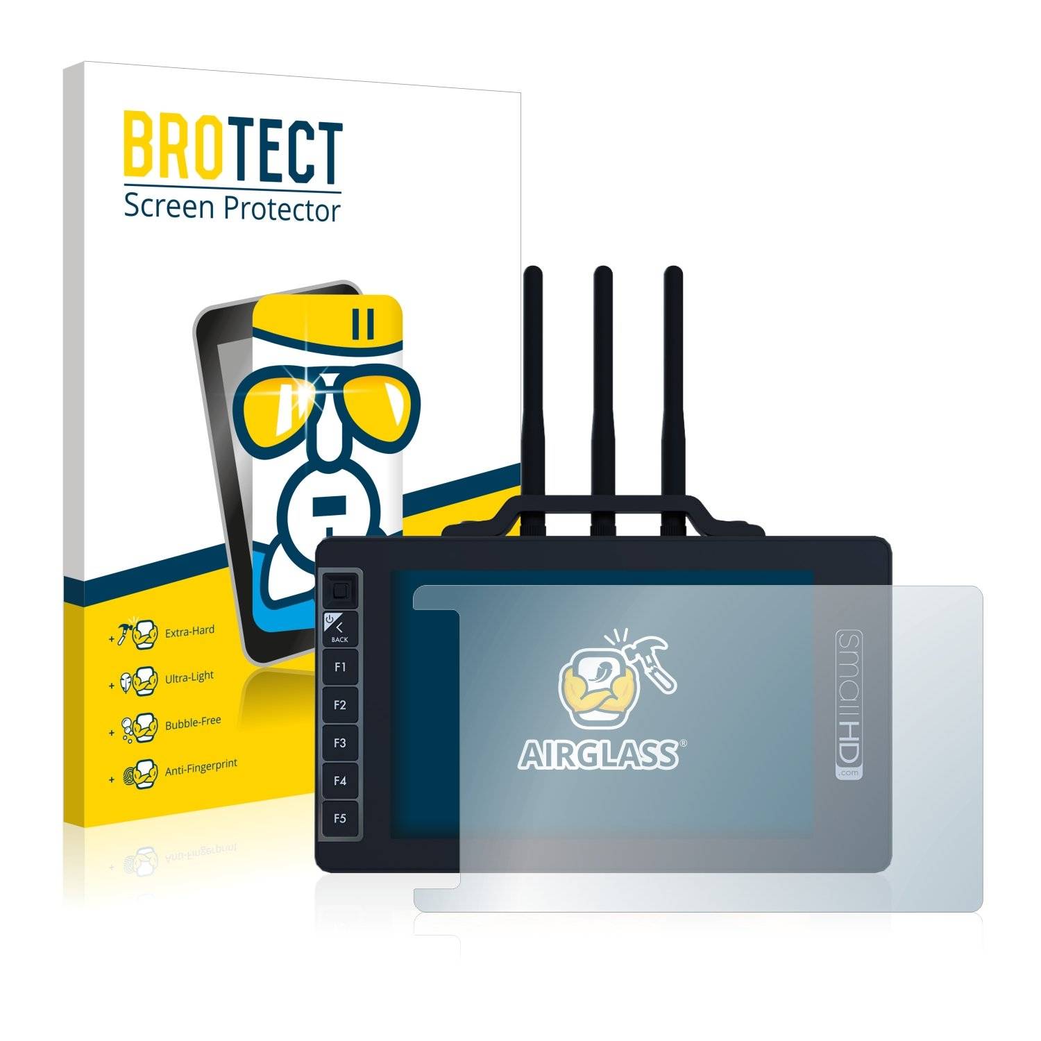 BROTECT AirGlass Panzerglasfoli fü SmallH 70 Bol Wireles Monitor