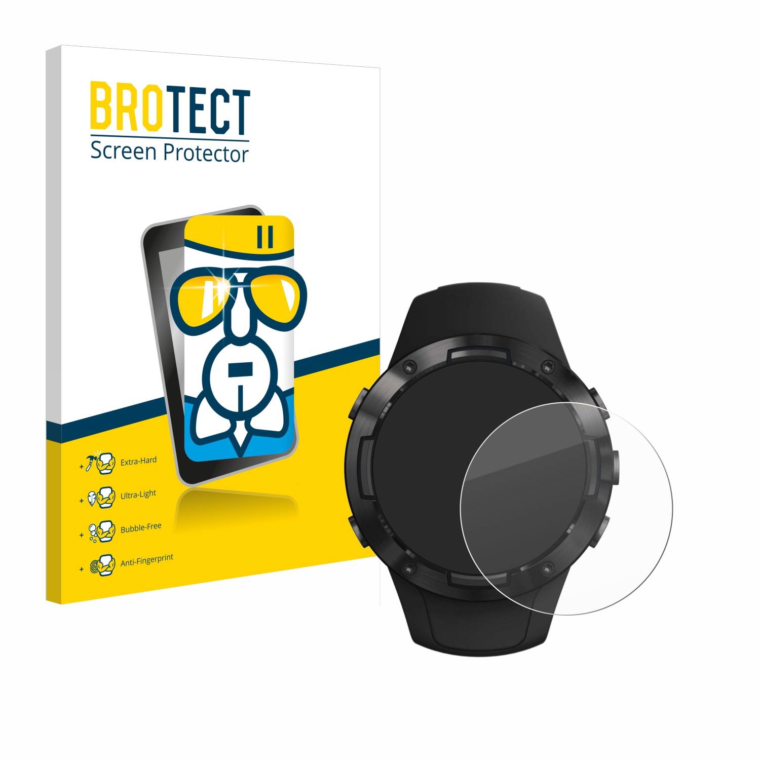 BROTECT AirGlass Glas Panzer-Folie für Suunto 5 - Schutzglas