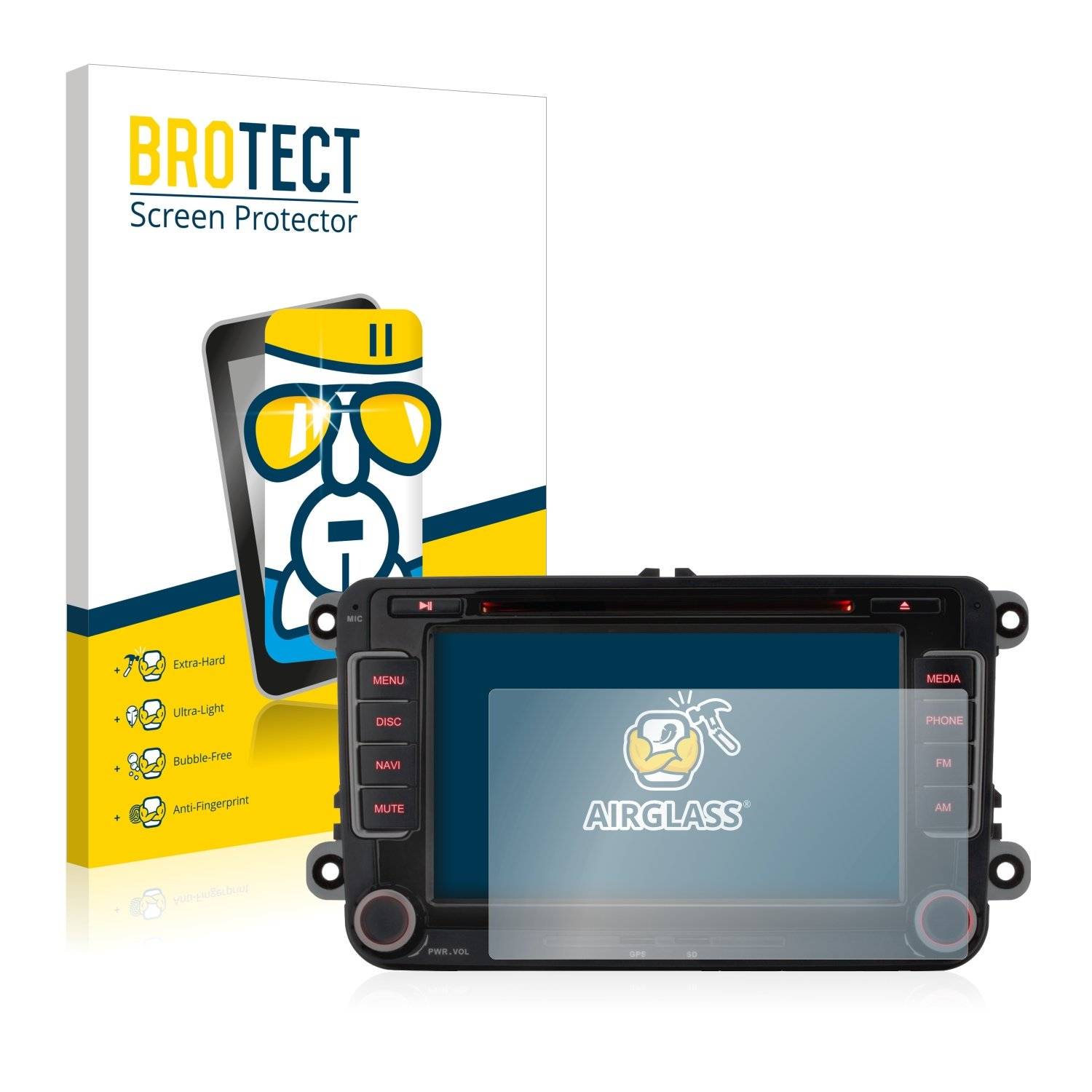 BROTECT AirGlass Panzerglasfoli fü iFreG (7'')