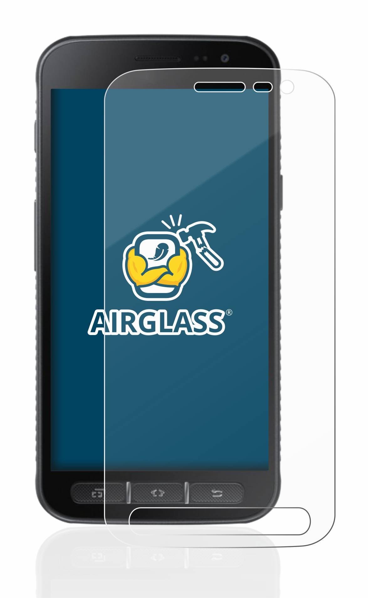 BROTECT AirGlass Glas Panzer-Folie für Samsung Galaxy XCover 4s - Schutzglas
