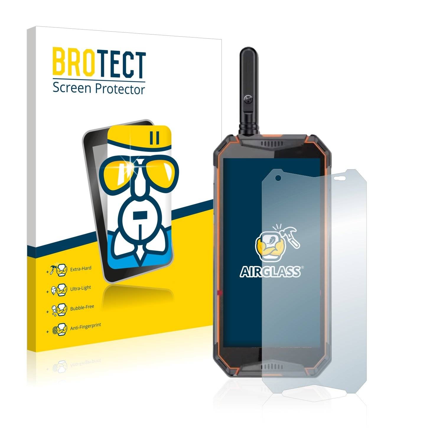 BROTECT AirGlass Panzerglasfoli fü Ulefon Armo 3T