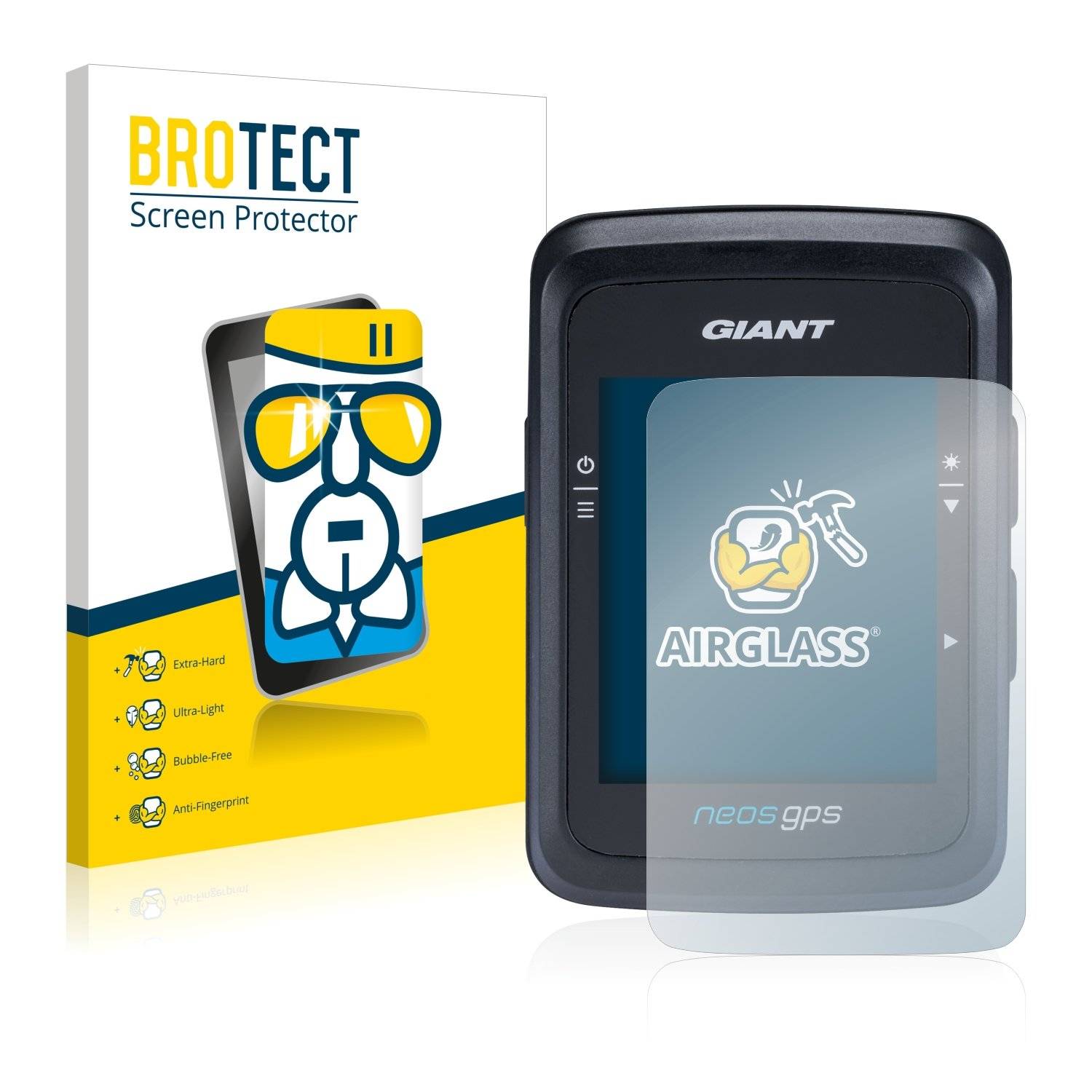 BROTECT AirGlass Panzerglasfoli fü Gian Neo GPS